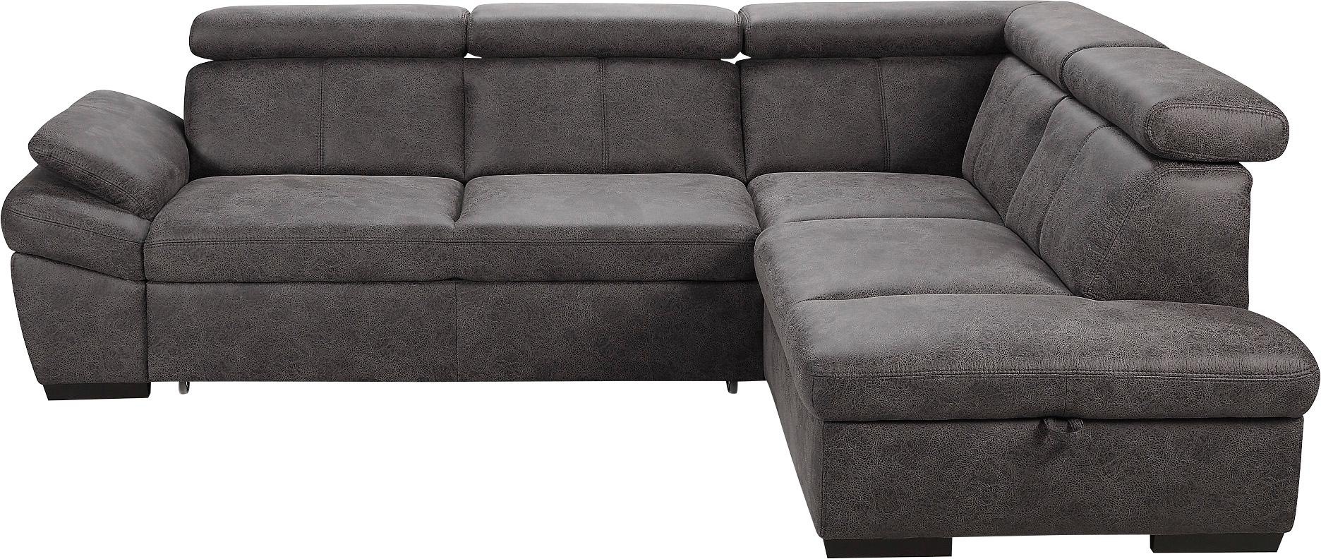 exxpo - sofa fashion Ecksofa »Salerno, Funktionssofa, hoher Sitzkomfort, Br günstig online kaufen