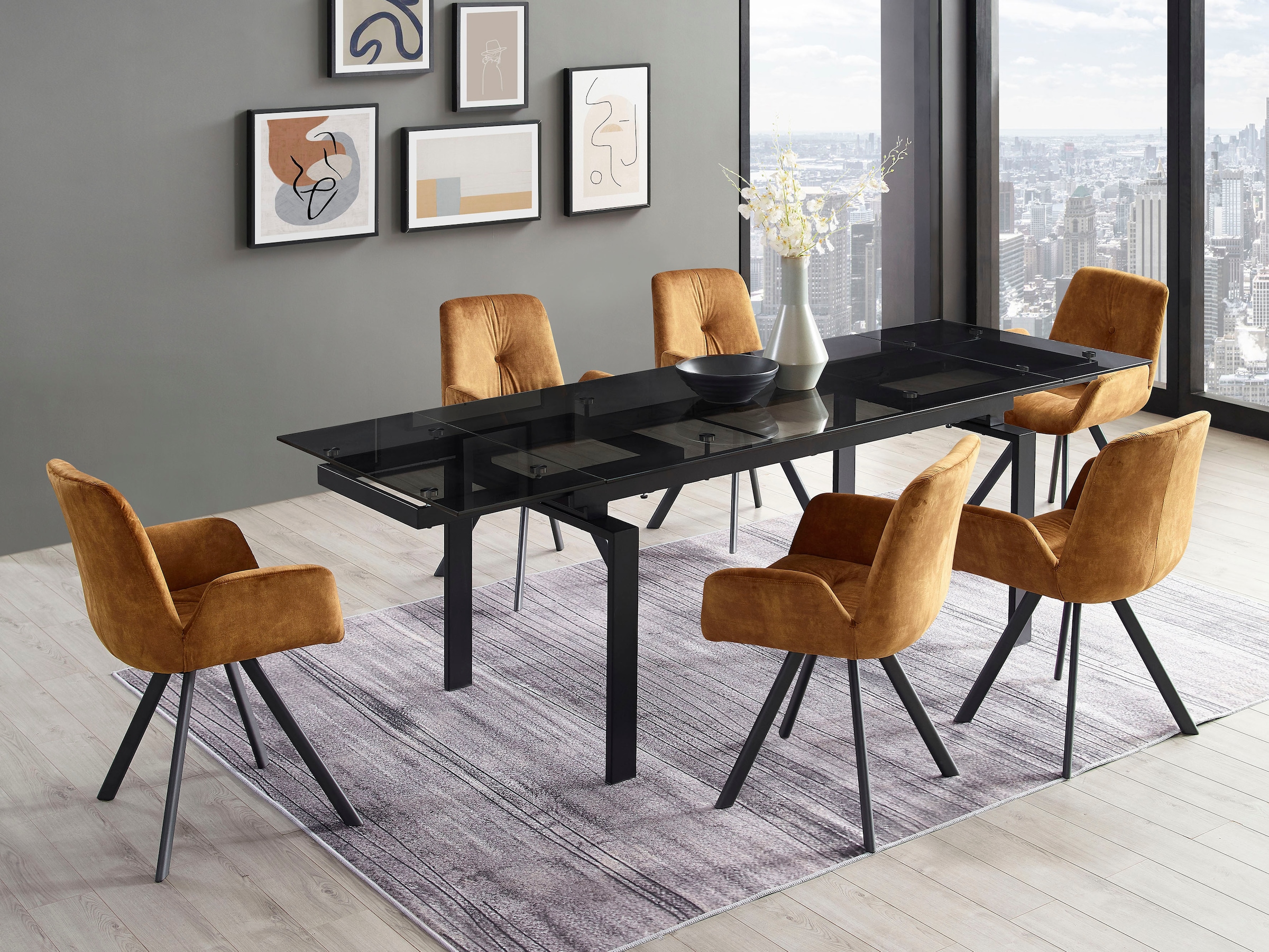 INOSIGN Esstisch »Amur«, Ausziehbar von 160 cm auf 240 cm, modernes Design
