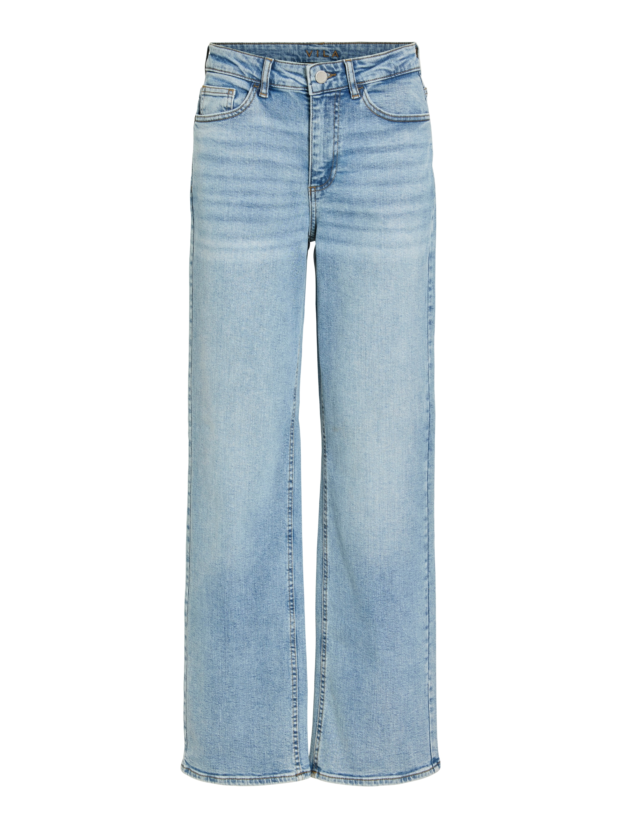 Vila Straight-Jeans »VILISA RW STRAIGHT JEANS ROS - NOOS« Baumwollmischung, regular waist, straight fit