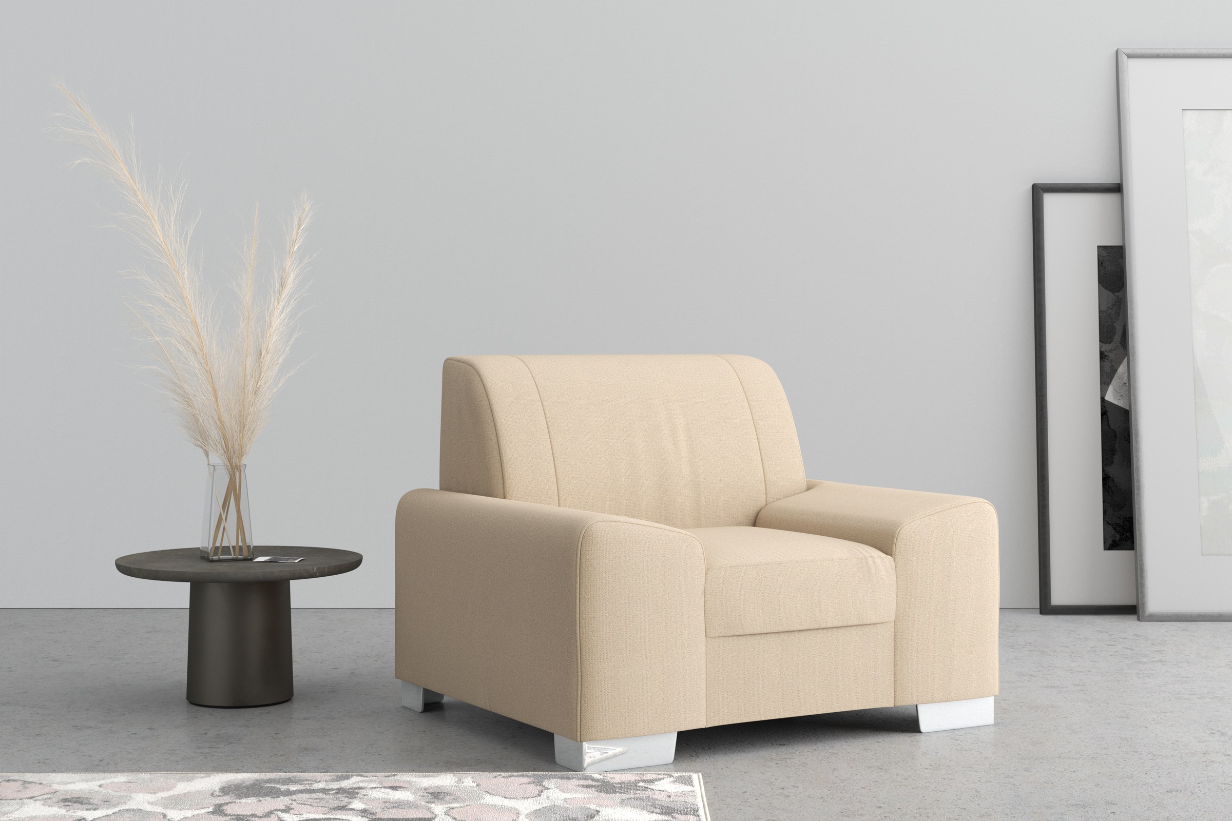 DOMO collection Sessel »Anzio«, wahlweise mit Federkern