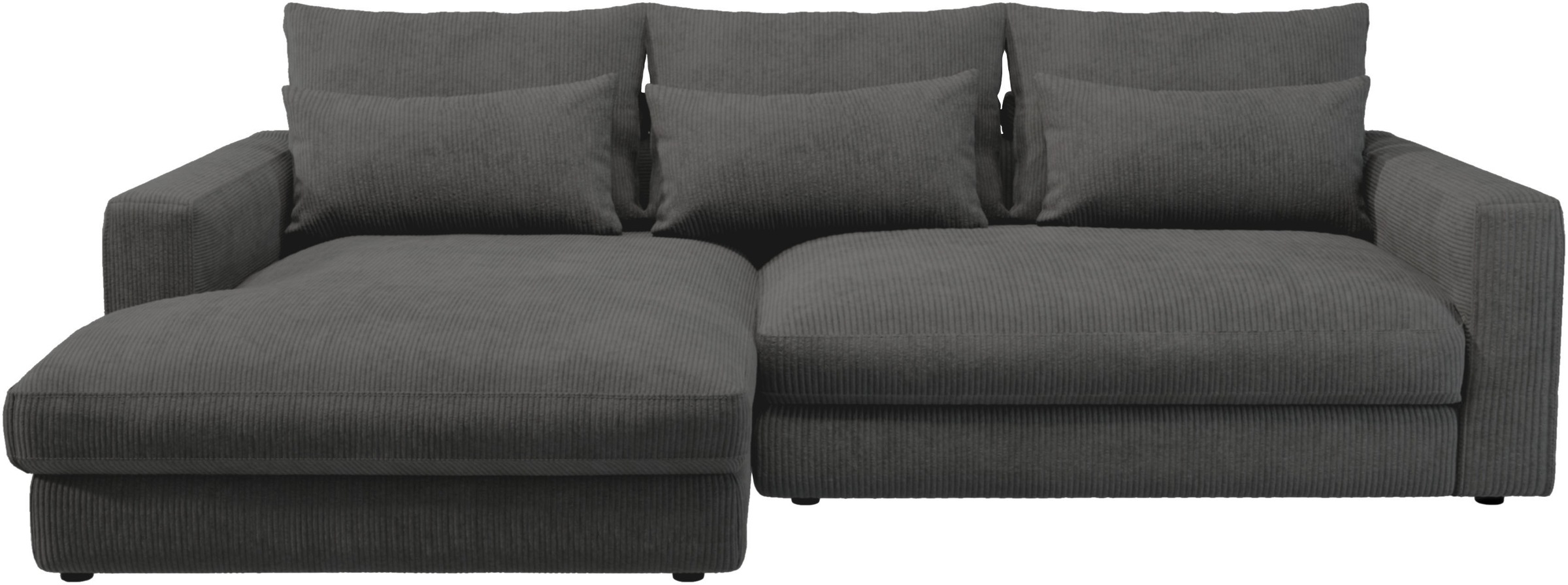 Home affaire Ecksofa »Darwin, viele Kissen, extra tiefe Sitzfläche, 271/89/ günstig online kaufen