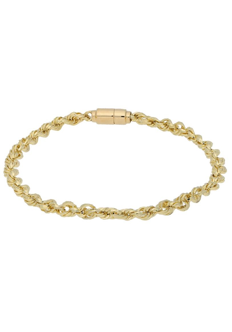 Bild von Firetti Goldarmband »Schmuck Geschenk Gold 585, Kordelkette, Soprano, facettiert«