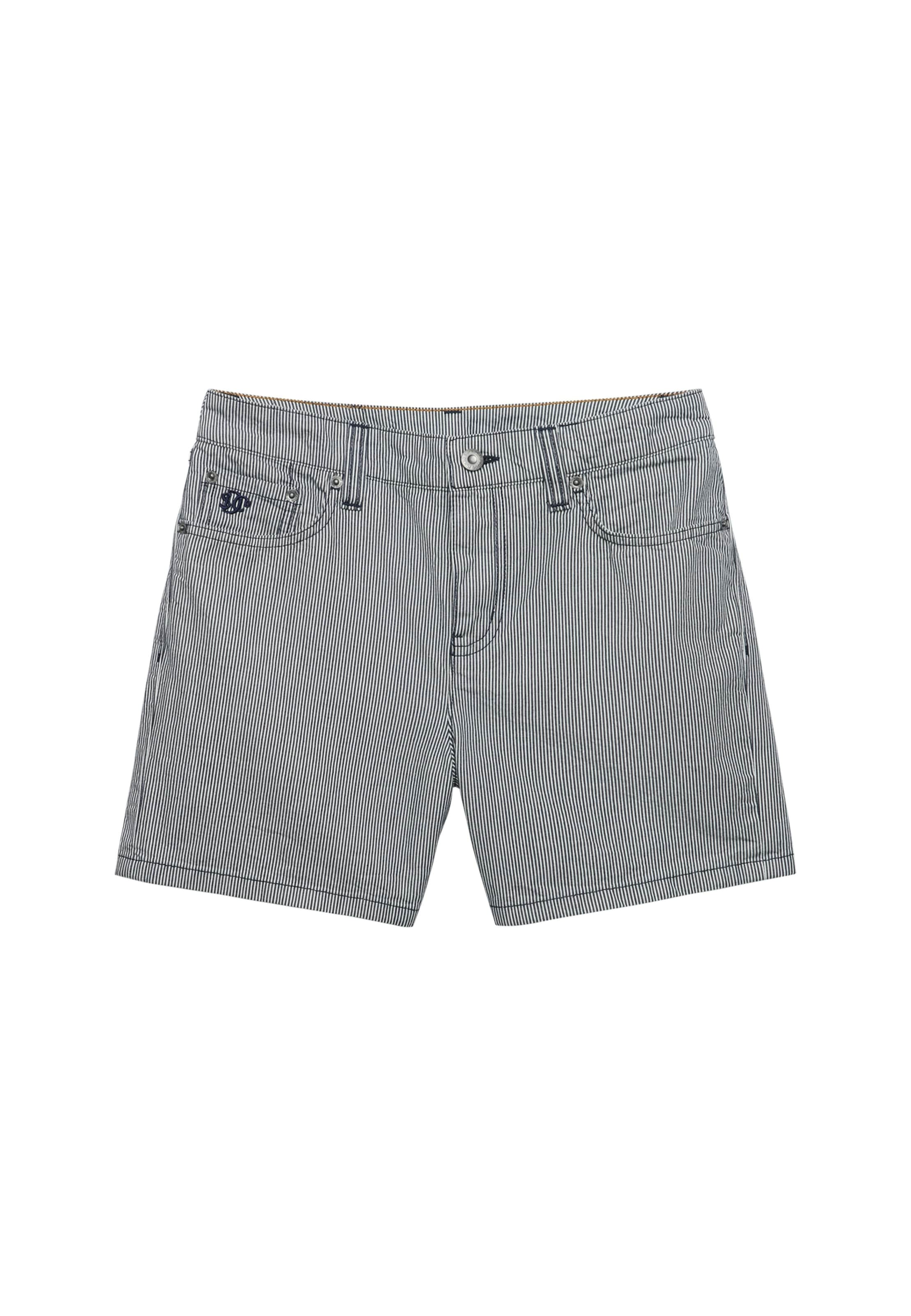 Superdry Jeanshotpants »MID RISE STRIPE SHORT«