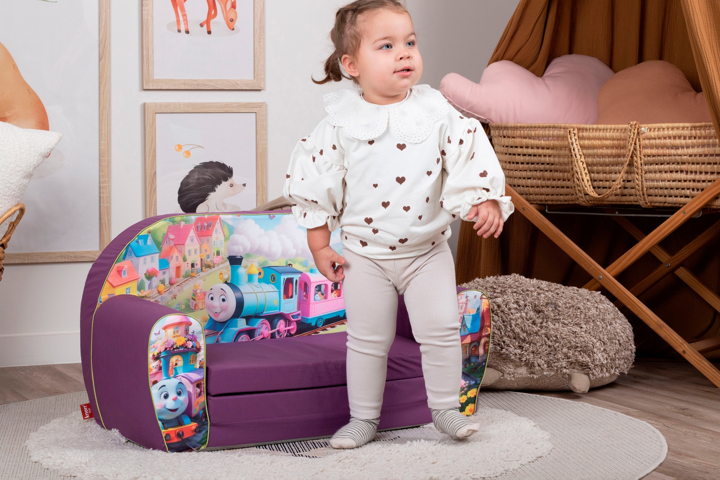 Knorrtoys® Sofa »Happy train«, für Kinder; Made in Europe