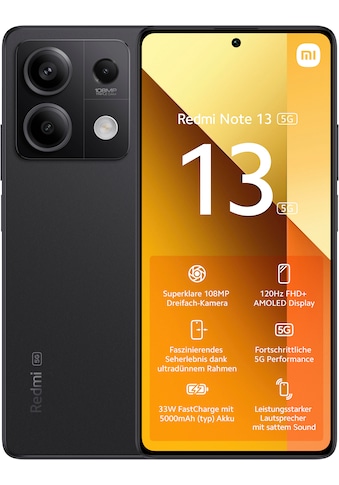 Smartphone »Redmi Note 13 5G 256Gb«, Graphite Black, 16,94 cm/6,67 Zoll, 256 GB...