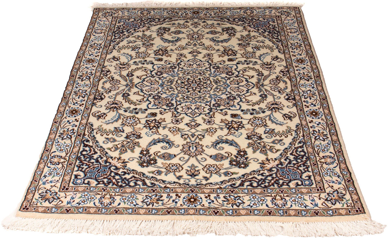 morgenland Orientteppich »Perser - Nain - Royal - 153 x 99 cm - beige«, rec günstig online kaufen