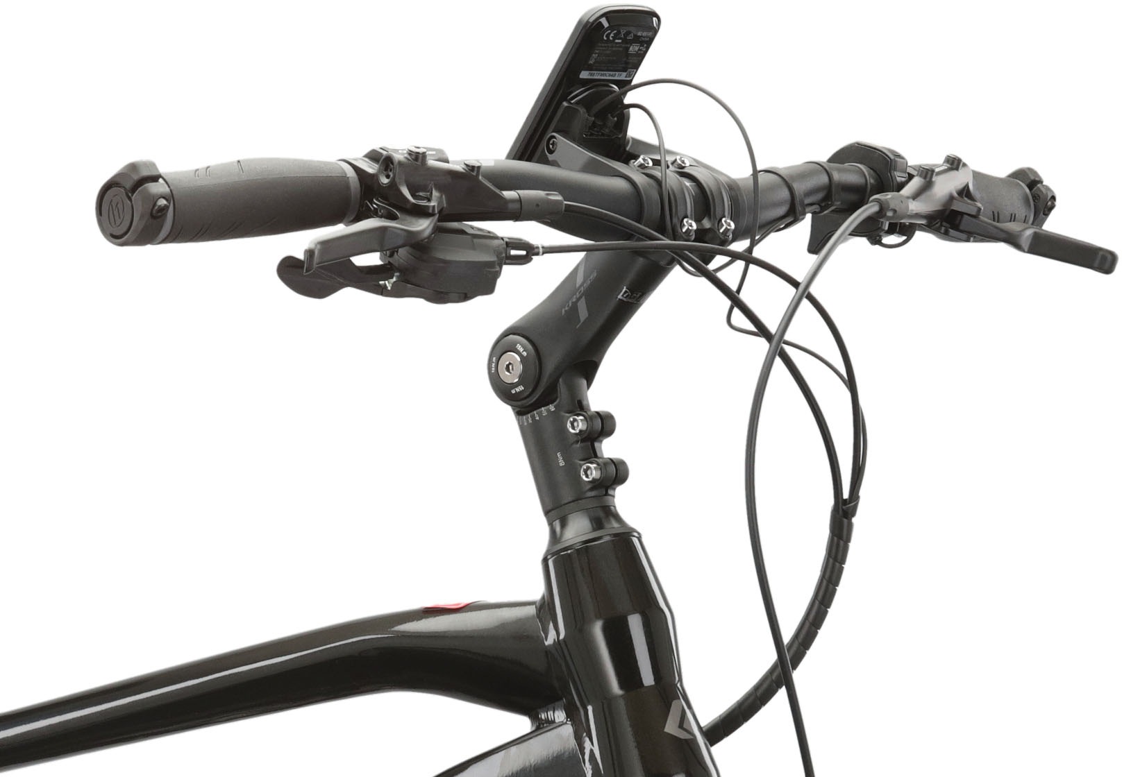 Kross E-Bike »E-Trekkingrad Trans Hybrid 6.0 28 Zoll schwarz«, 10 Gang, Shimano, DEORE XT T8000, Mittelmotor 250 W, Pedelec, Elektrofahrrad für Herren