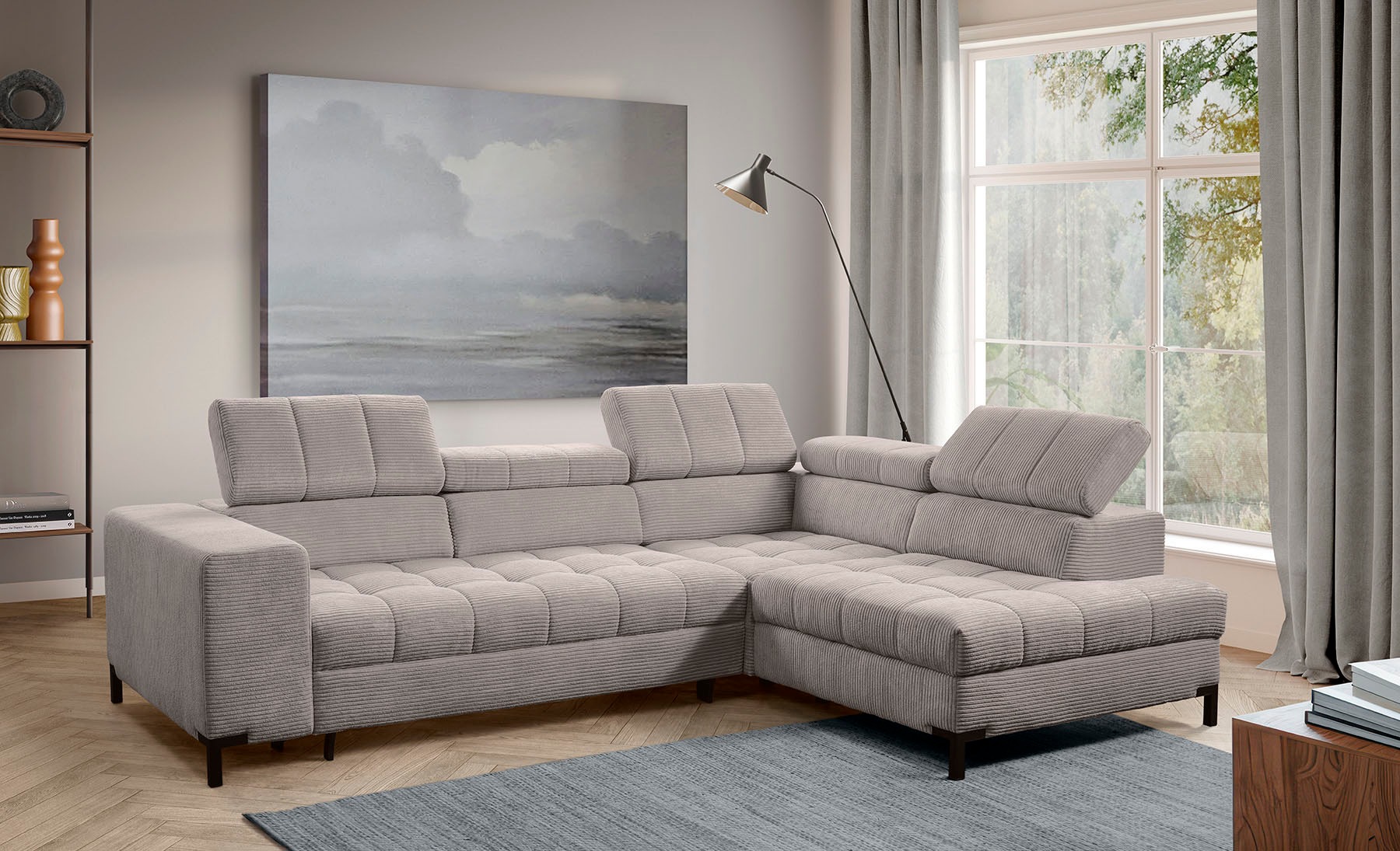 exxpo - sofa fashion Ecksofa »Bocco, hochwertige Verarbeitung, toller Sitzk günstig online kaufen