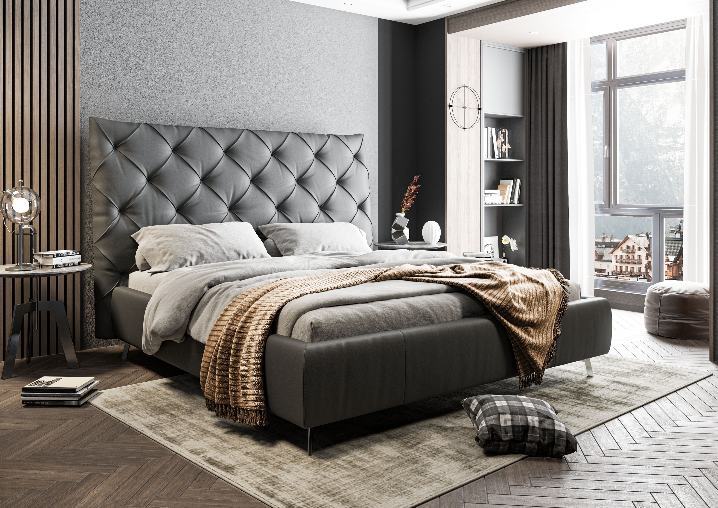 Home affaire Polsterbett "Elloree, in 4 Breiten, hinten mit Originalstoff b günstig online kaufen