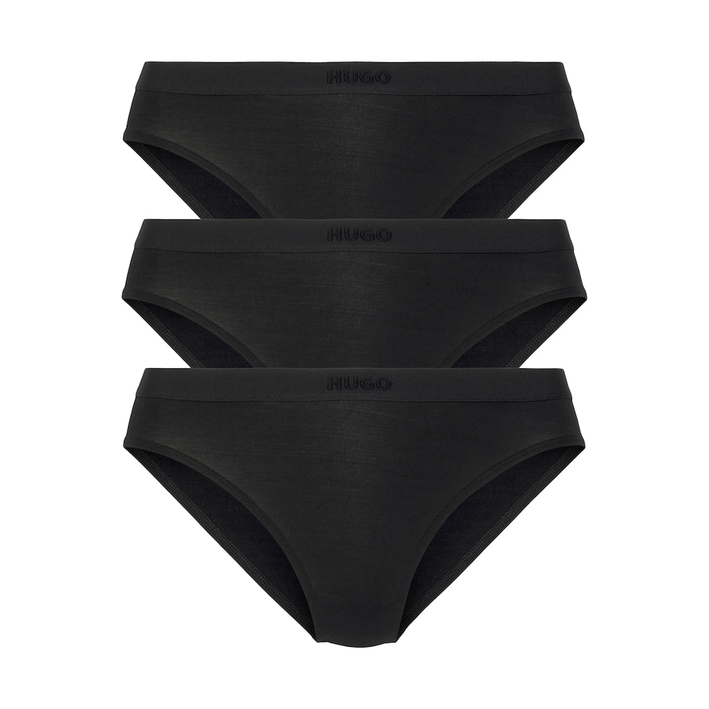 HUGO Underwear Slip »TRIPLET BRIEF PURE«, (Packung, 3 St., 3er-Pack), mit Ton-in-Ton Logo
