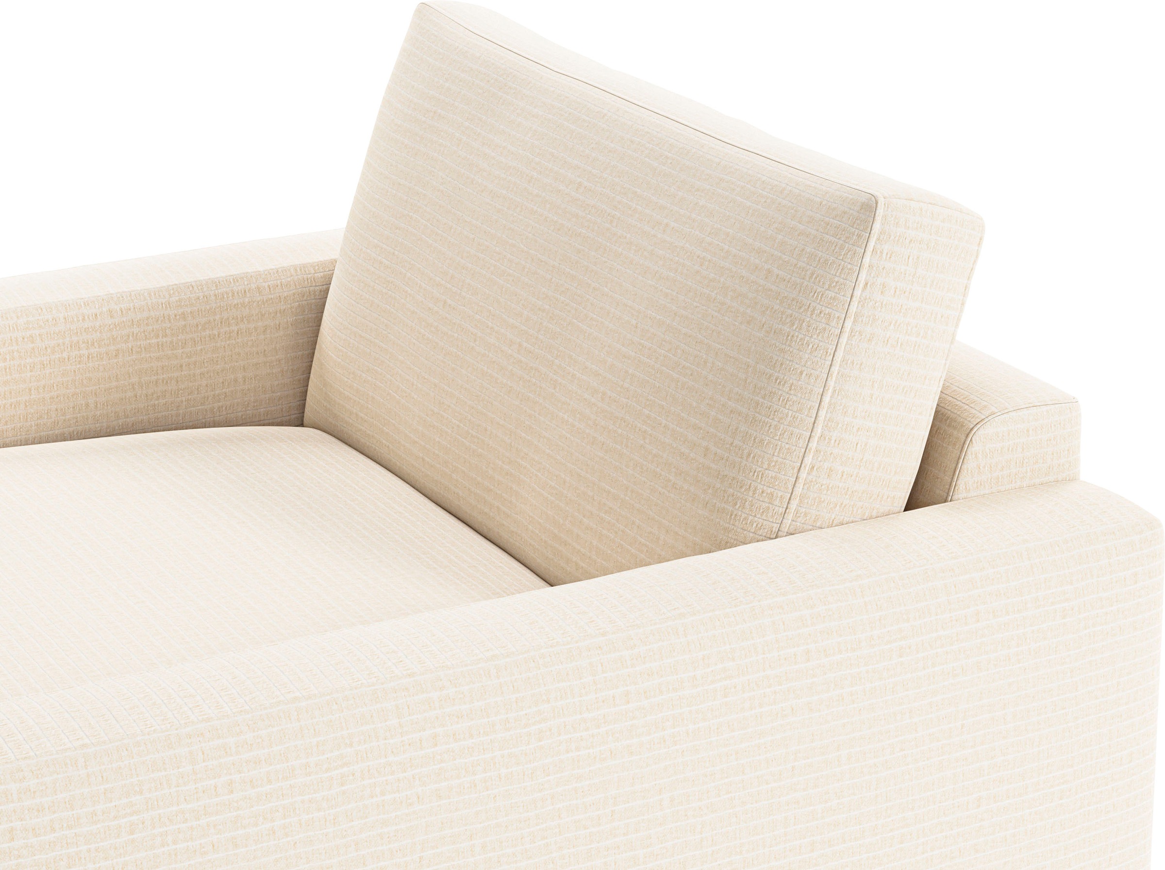 INOSIGN Chaiselongue »Downtown Loungemöbel zum Relaxen, B/T/H: 132/170/84 cm«, auch in Bouclé, Cord und Easy care - leicht mir Wasser zu reinigen