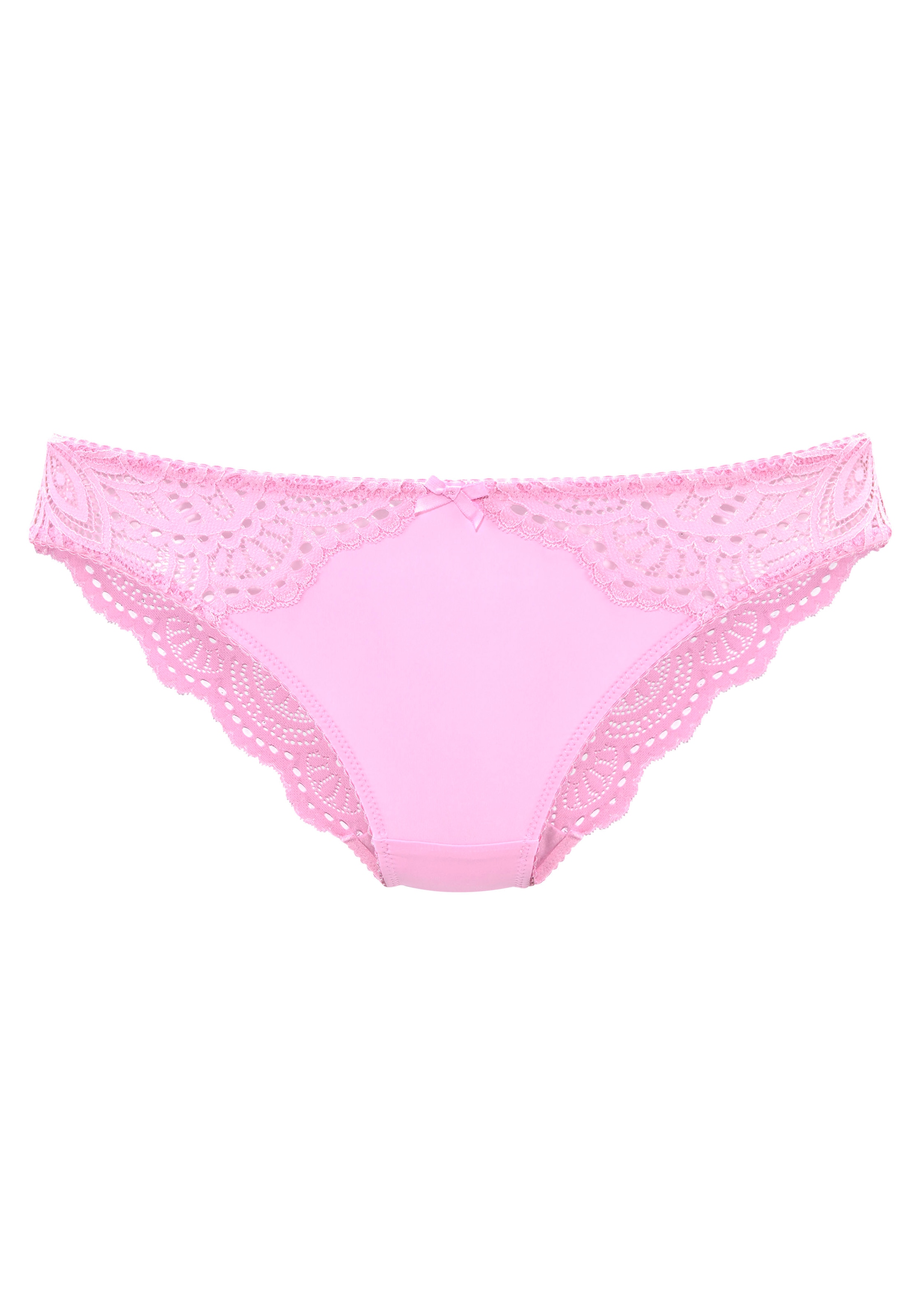 LASCANA Slip »Aurora«, mit toller Spitze in blumiger Optik