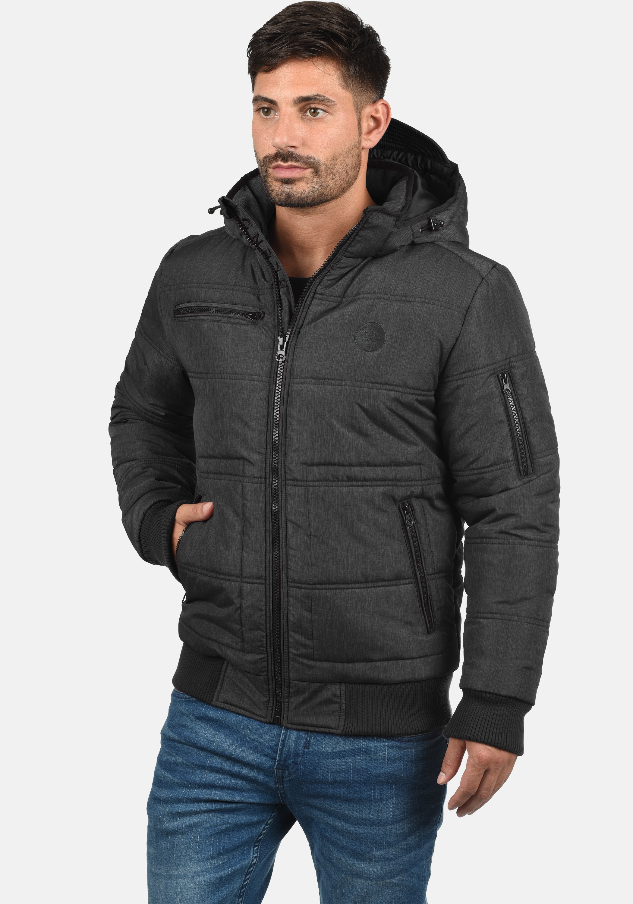 Blend Winterjacke »BHBoris« mit Kapuze Warme Jacke mit abnehmbarer Kapuze