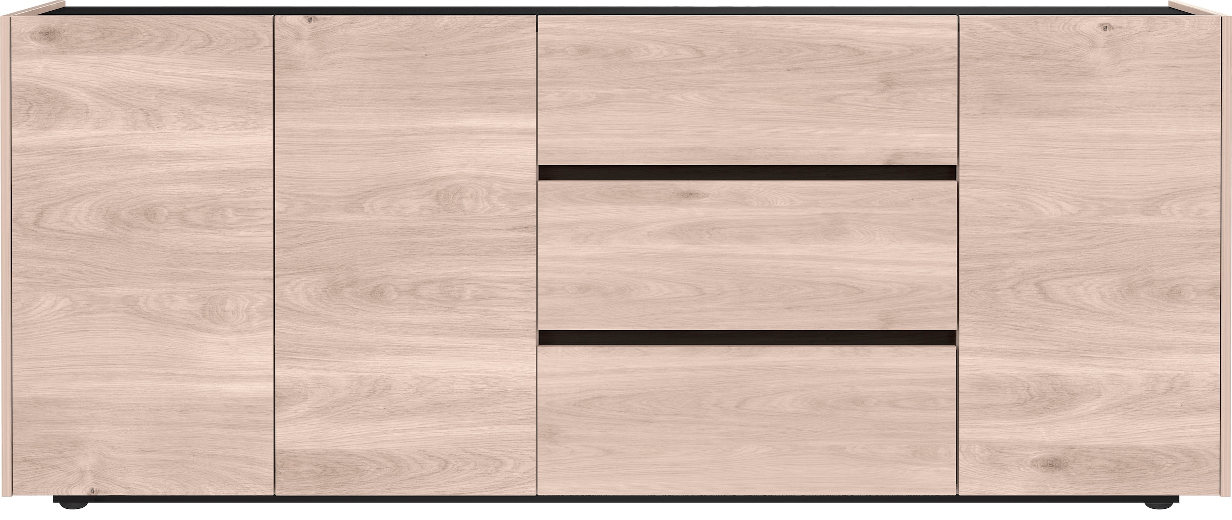 Sideboard »Cantoria«, Soft close-Funktion bei Türen und Schubladen, griffloses Design