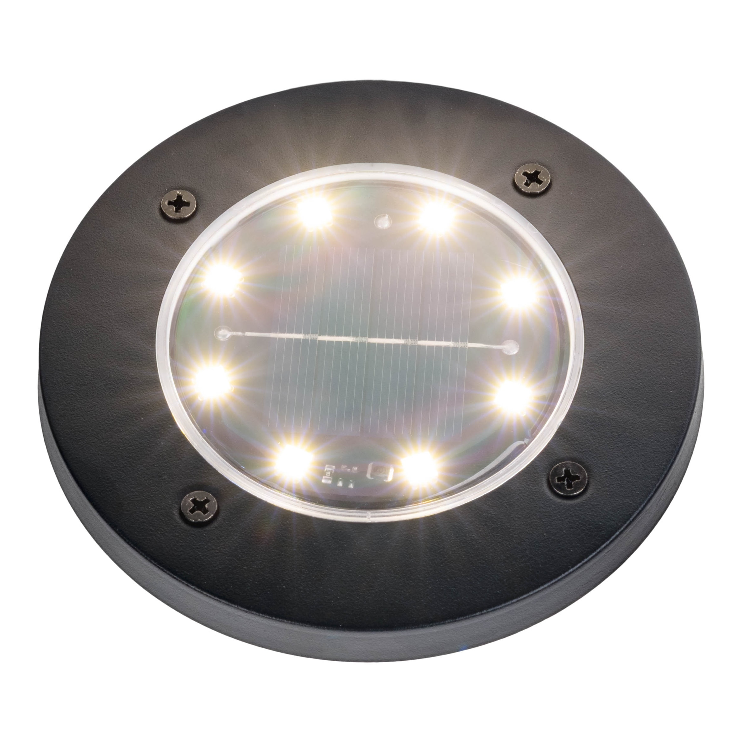 näve LED Solarleuchte »Kian - Solar-Erdspieß Wegeleuchte Gartenlampe« LED-Modul 8 Stk. Warmweiß Solar-Boden-Erdspieß, Set, Solar-Lampe, Bodenleuchte, Gartenstrahler