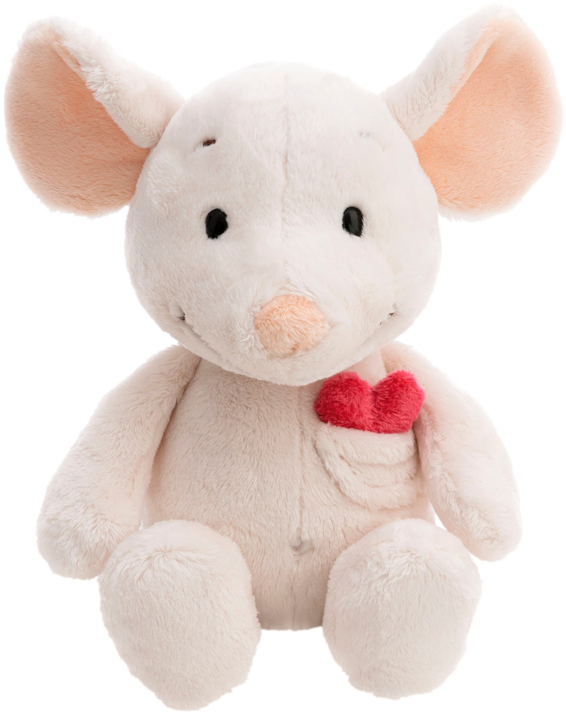 Nici Kuscheltier »Love, Maus Mira mit Herz 25cm«