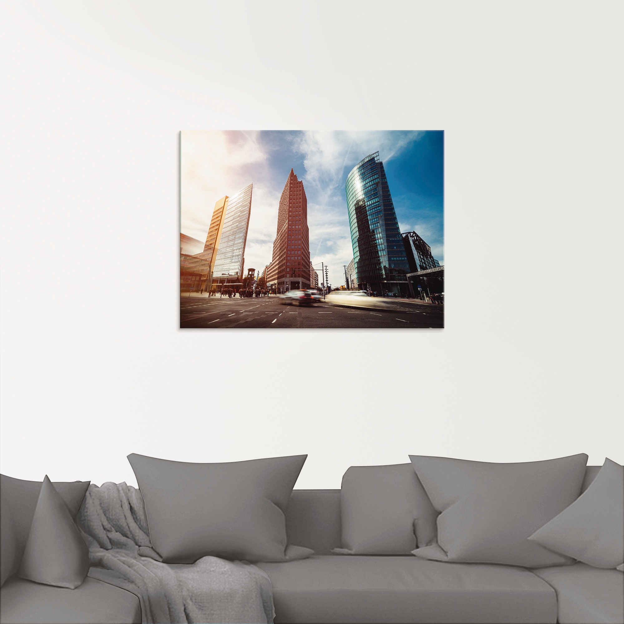 Artland Glasbild »Potsdamer Platz Berlin I«, Deutschland, (1 St.), in verschiedenen Größen