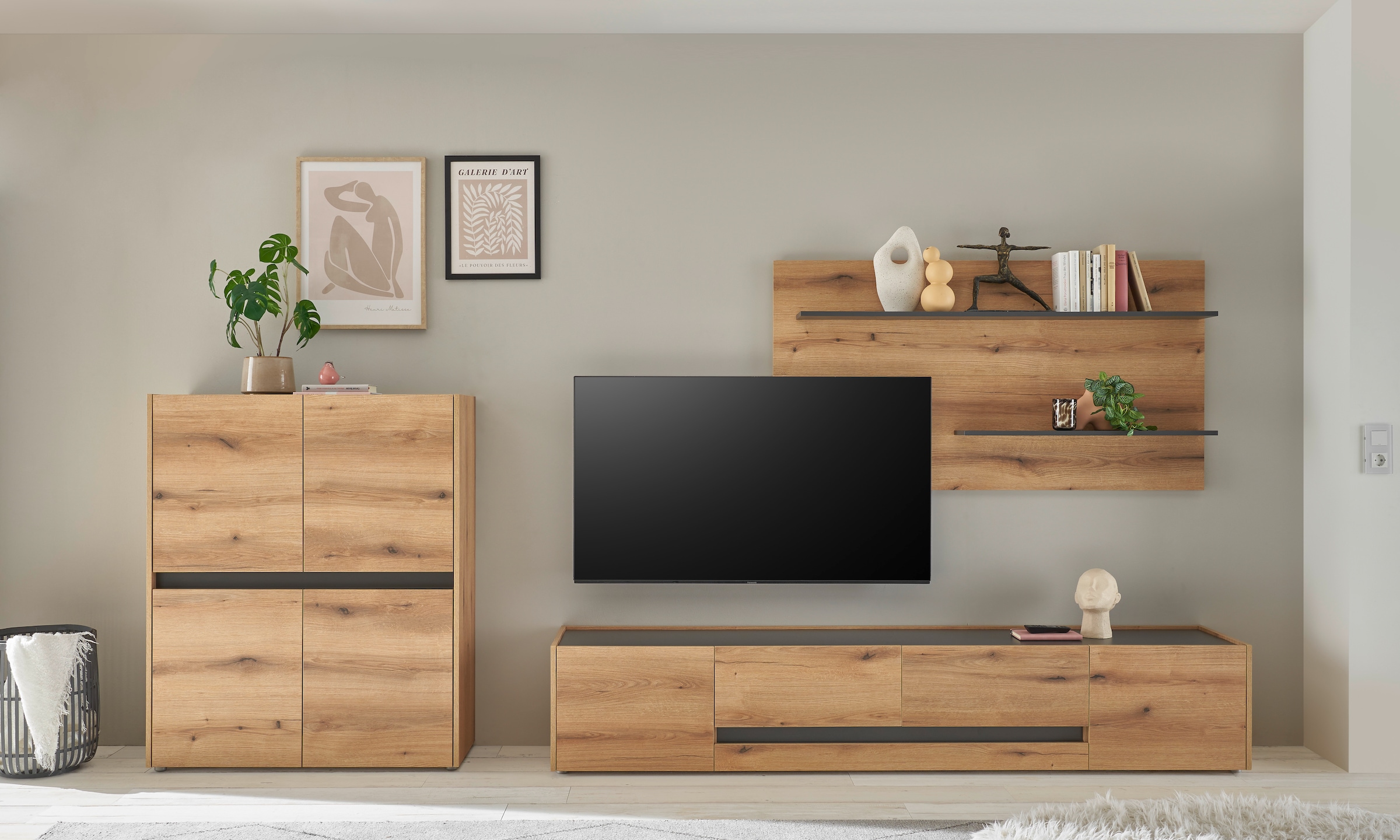 INOSIGN Wohnwand »City/Giron, moderne Anbauwand, Komplettset in vielen Farb günstig online kaufen