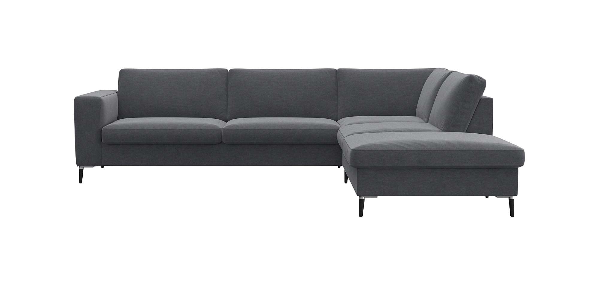 FLEXLUX Ecksofa »Fiore, super Sitzkomfort durch Kaltschaum im Sitz, L-Form« günstig online kaufen
