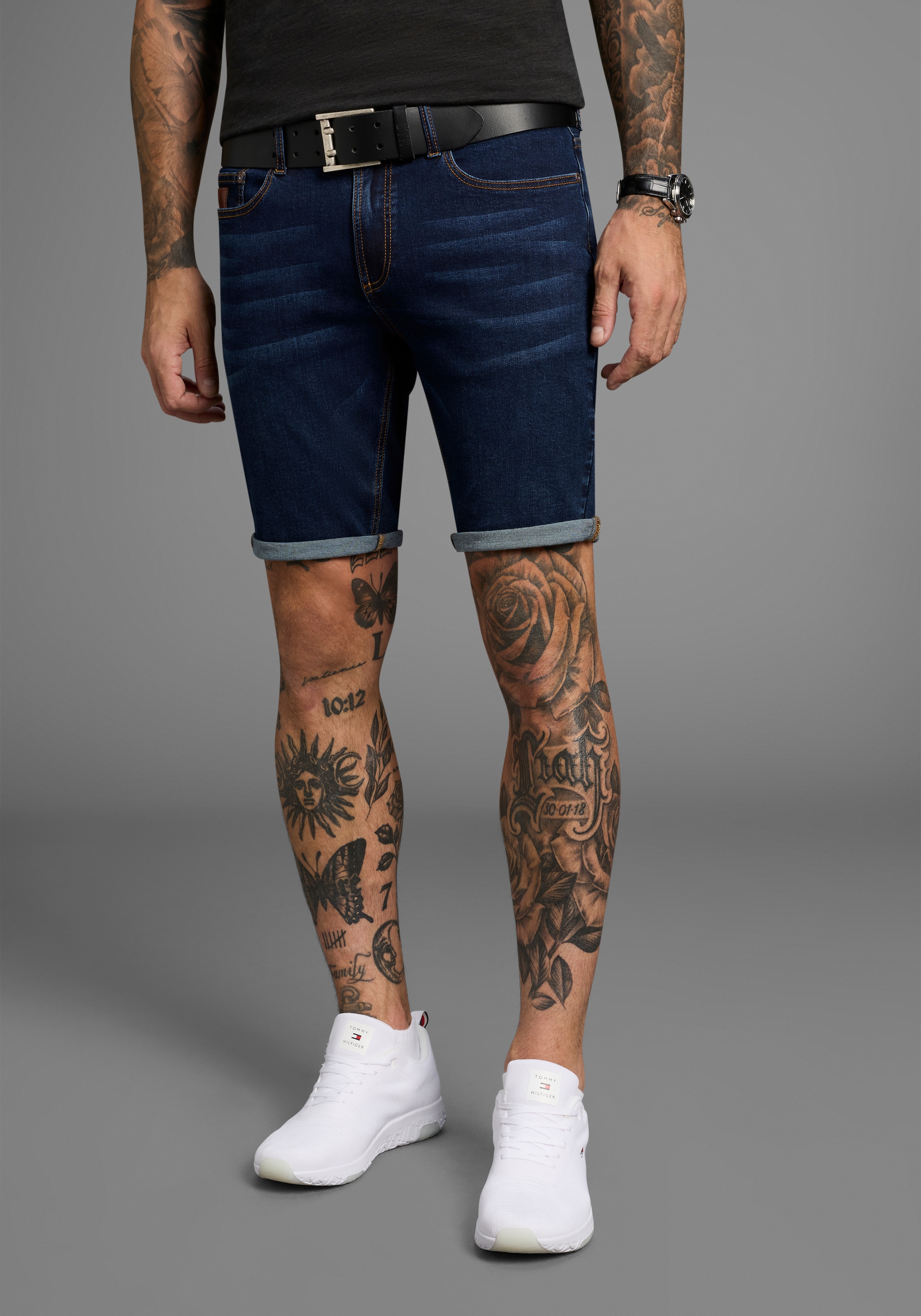 Bruno Banani Jeansshorts »Hutch-Shorts«, niedrige Leibhöhe