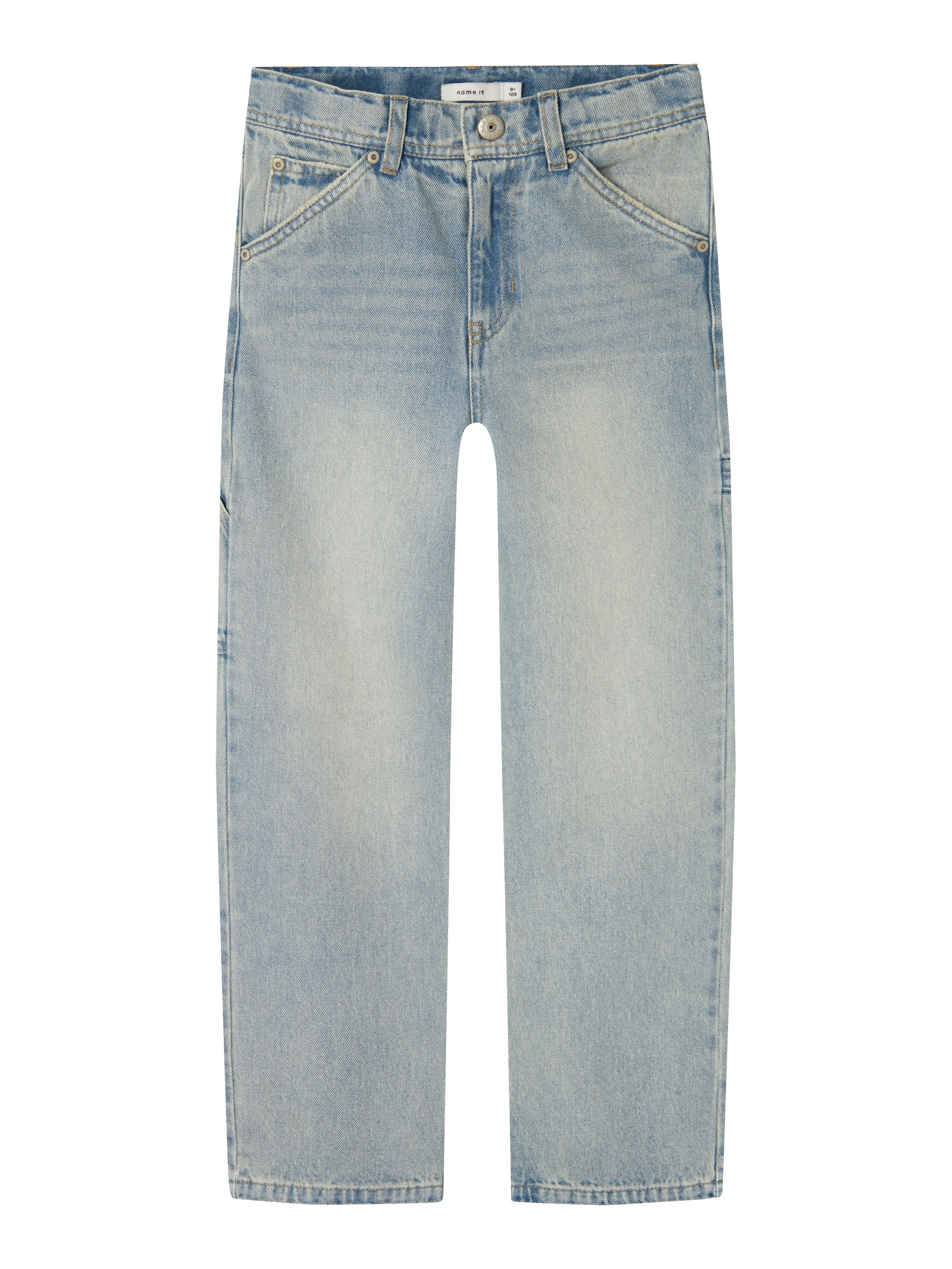 Name It 5-Pocket-Jeans »NKMRYAN für Jungen mit geradem Bein und 5-Pocket-Style«, unifarben, casual, straight fit, Baumwolle, Denim