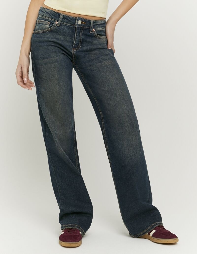 Tally Weijl Straight-Jeans »SPADEPOLKIS« elastisch, tief geschnitten mit geradem Beinverlauf