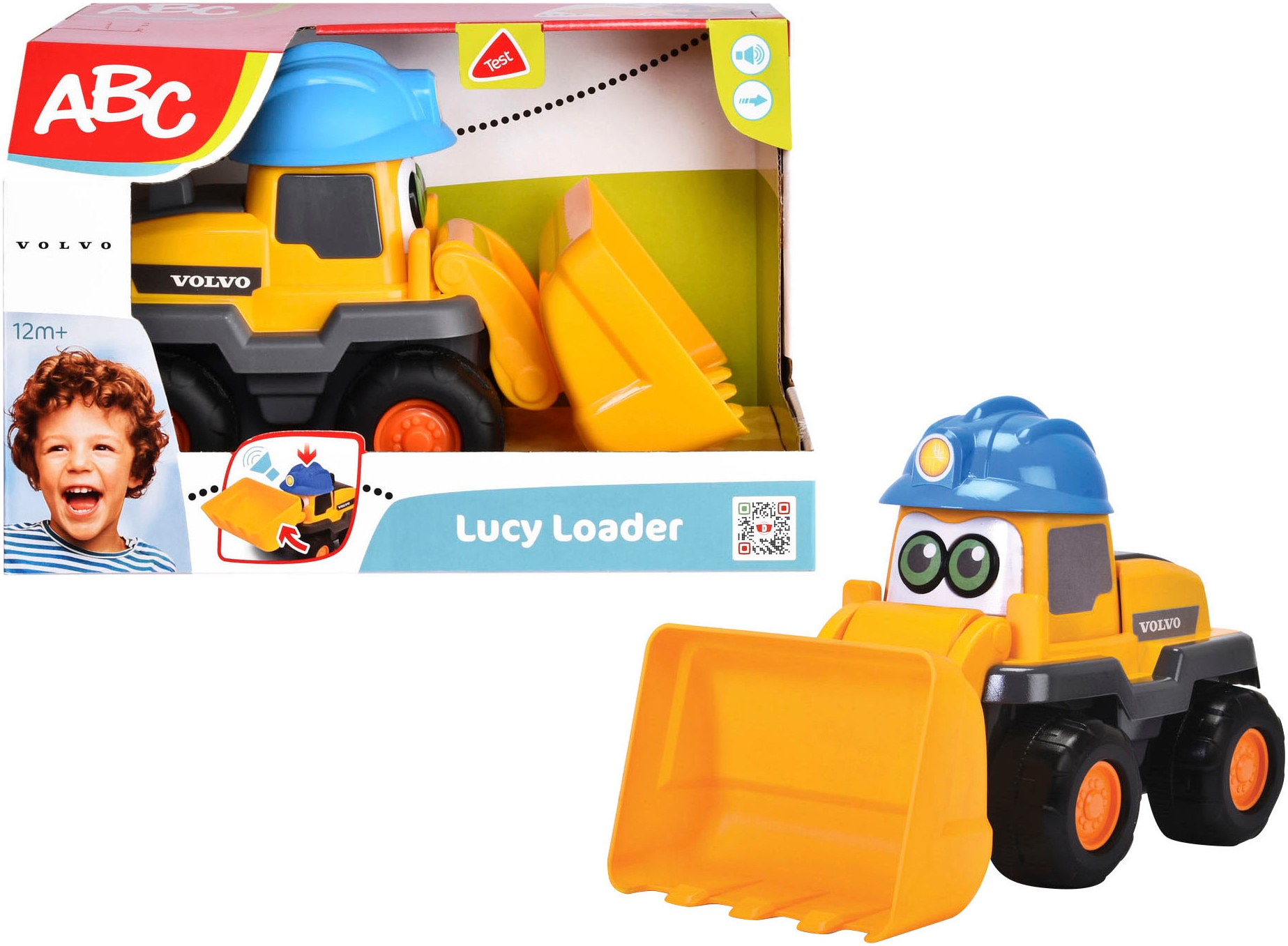 ABC Spielzeug-Radlader »ABC Lucy Loader« mit mechanischer Hupe