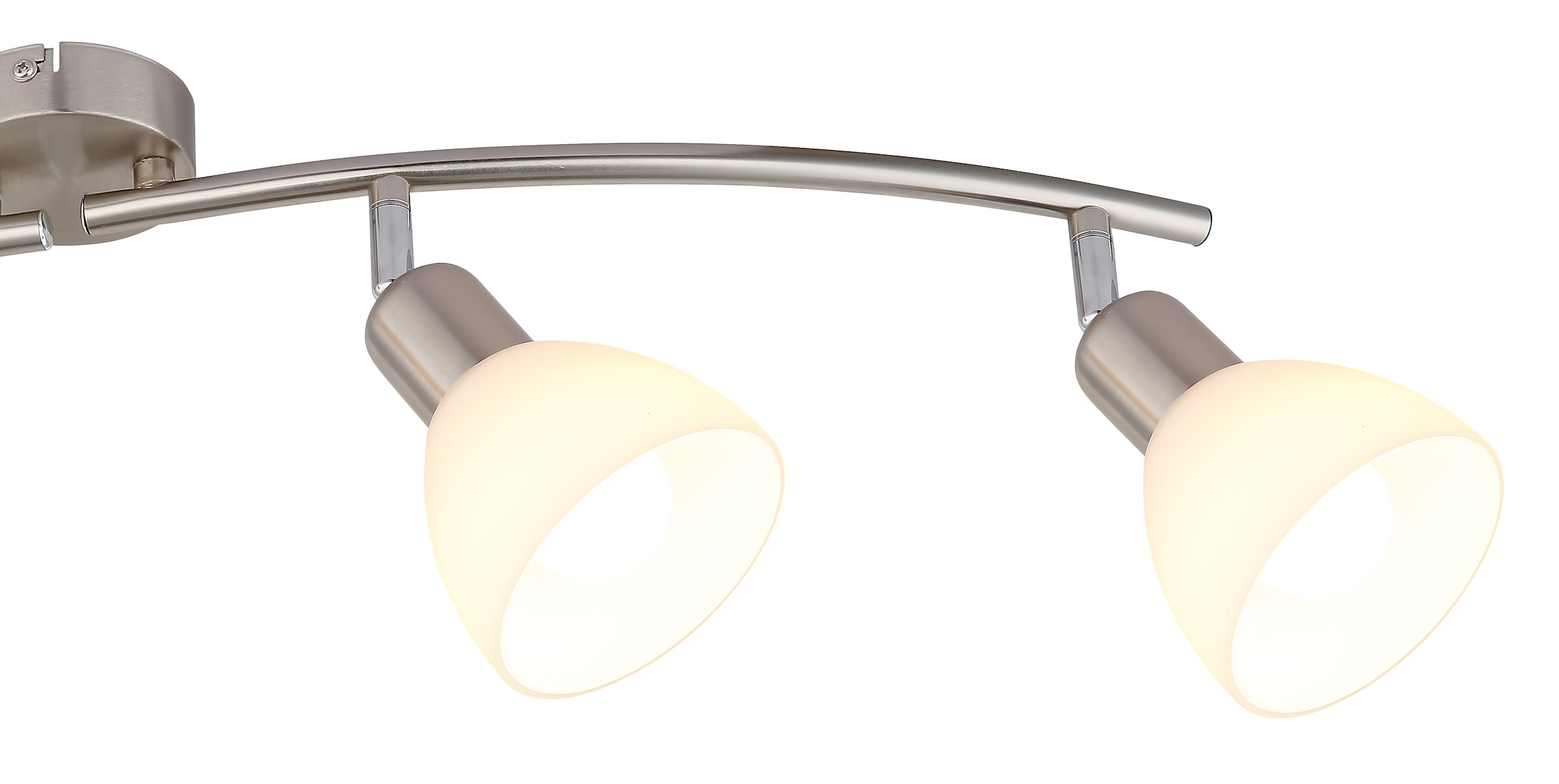 NOWA LED Deckenleuchte »MALTE« E14 1 Stk. Warmweiß Deckenstrahler Glas opal Gläser Wohnzimmer Flur Schlafzimmer