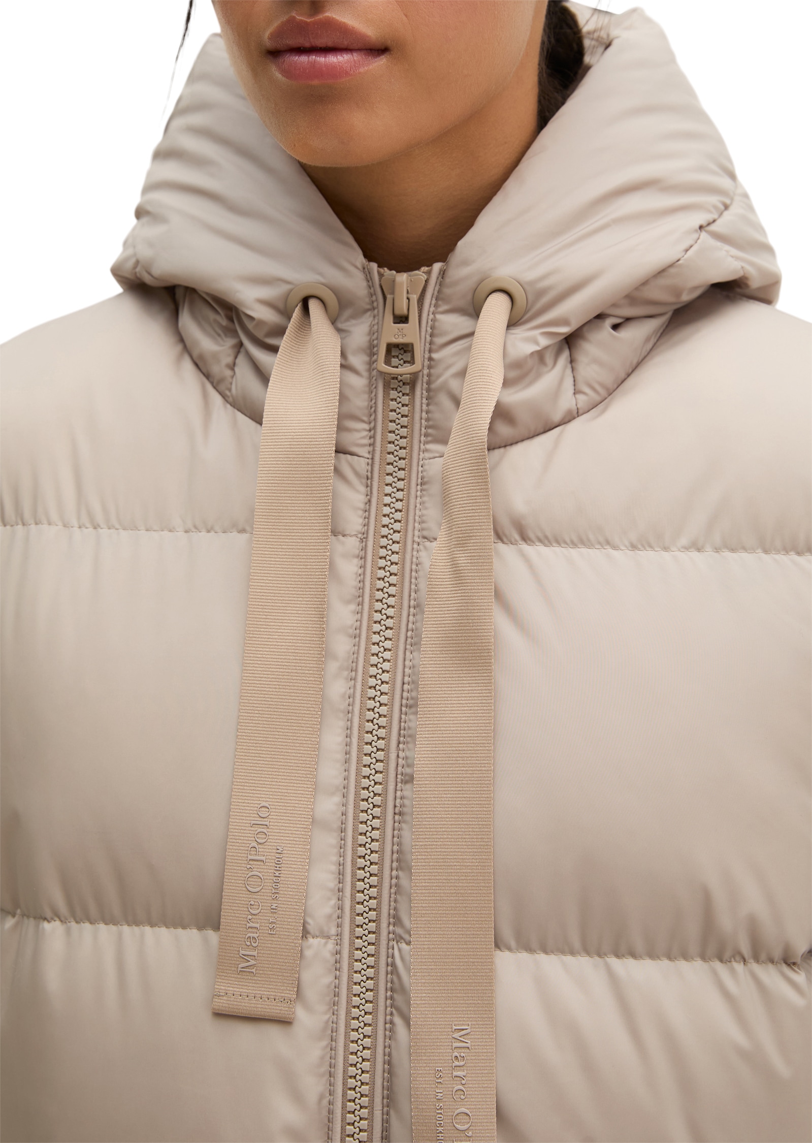 Marc O'Polo Daunenjacke »mit Kapuze regular mit wasserabweisender Oberfläche« mit Kapuze Steppjacke