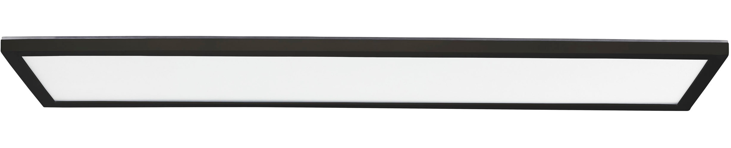 Hanseatic LED Panel »Liuca«, 1 flammig, Leuchtmittel LED-Modul | LED fest integriert, 96 x 25cm, 3000lm, 3000-6500K, dimmbar, CCT über Wandschalter, schwarz