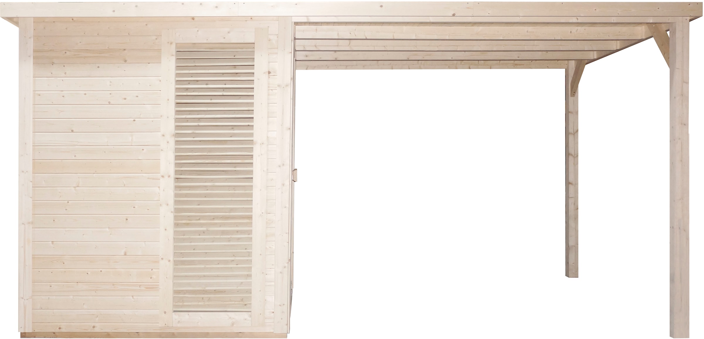 Sanotechnik Sauna »»RAUMA« Außensauna« geeignet für 5 Personen, Fichetnholz