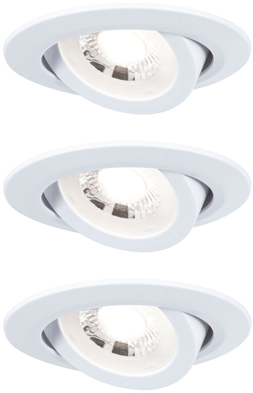 Paulmann LED Einbauleuchte, 3er-Set, LED fest integriert, Ø 8,2 cm günstig online kaufen