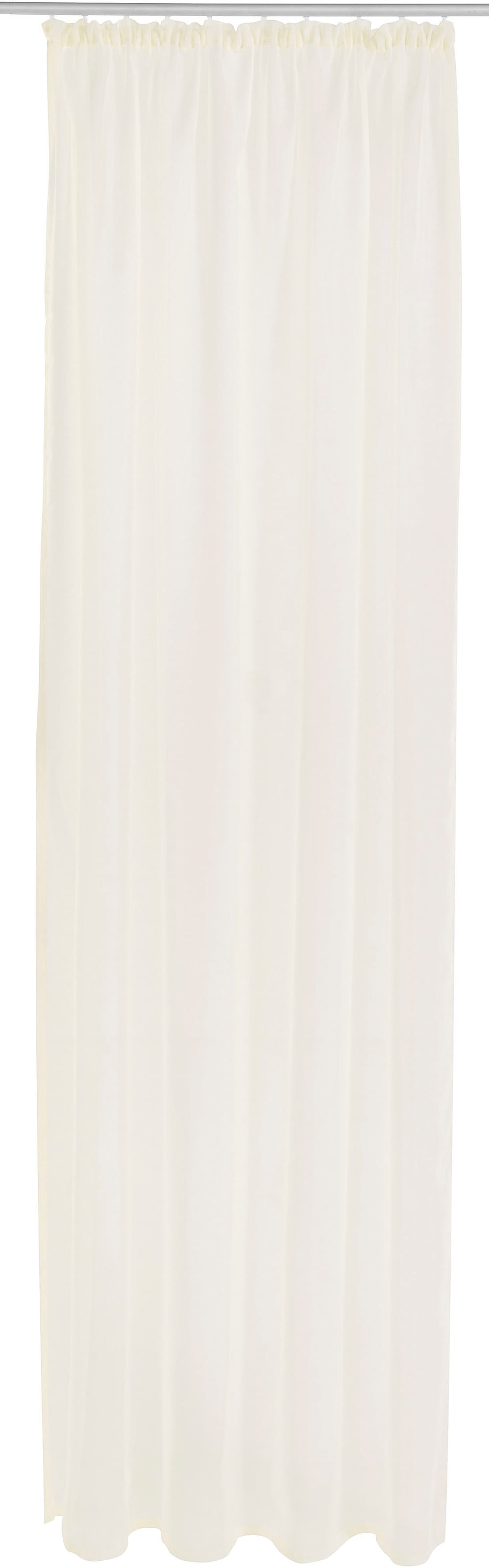 my home Gardine »XANA mit Ösen, Kräuselband oder Schlaufen«, (1 St.), Bestseller, einfarbig, 1 bzw. 2 Schals, pflegeleicht, Schal
