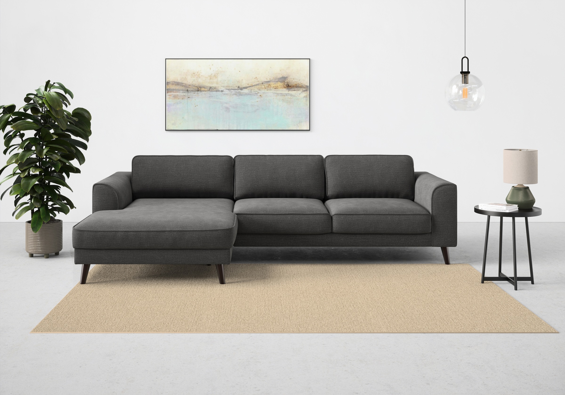 TRENDMANUFAKTUR Ecksofa »Lumber Jack, elegantes Designsofa, zeitlos modern, günstig online kaufen
