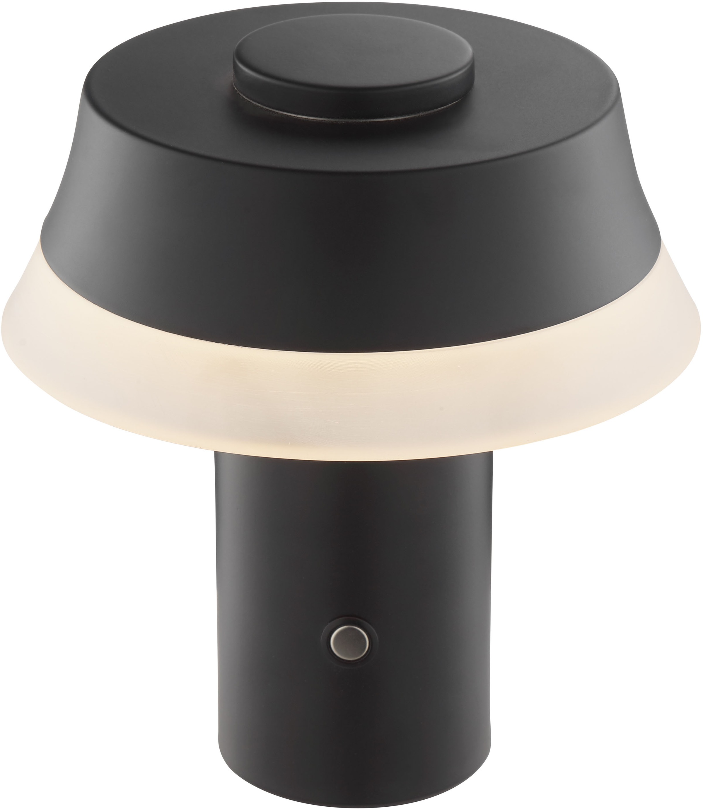 OTTO home LED Tischleuchte »Arnett« LED-Modul 1 Stk. Warmweiß akkubetrieben, 17 cm, 240 lm, per wireless charging & USB ladbar