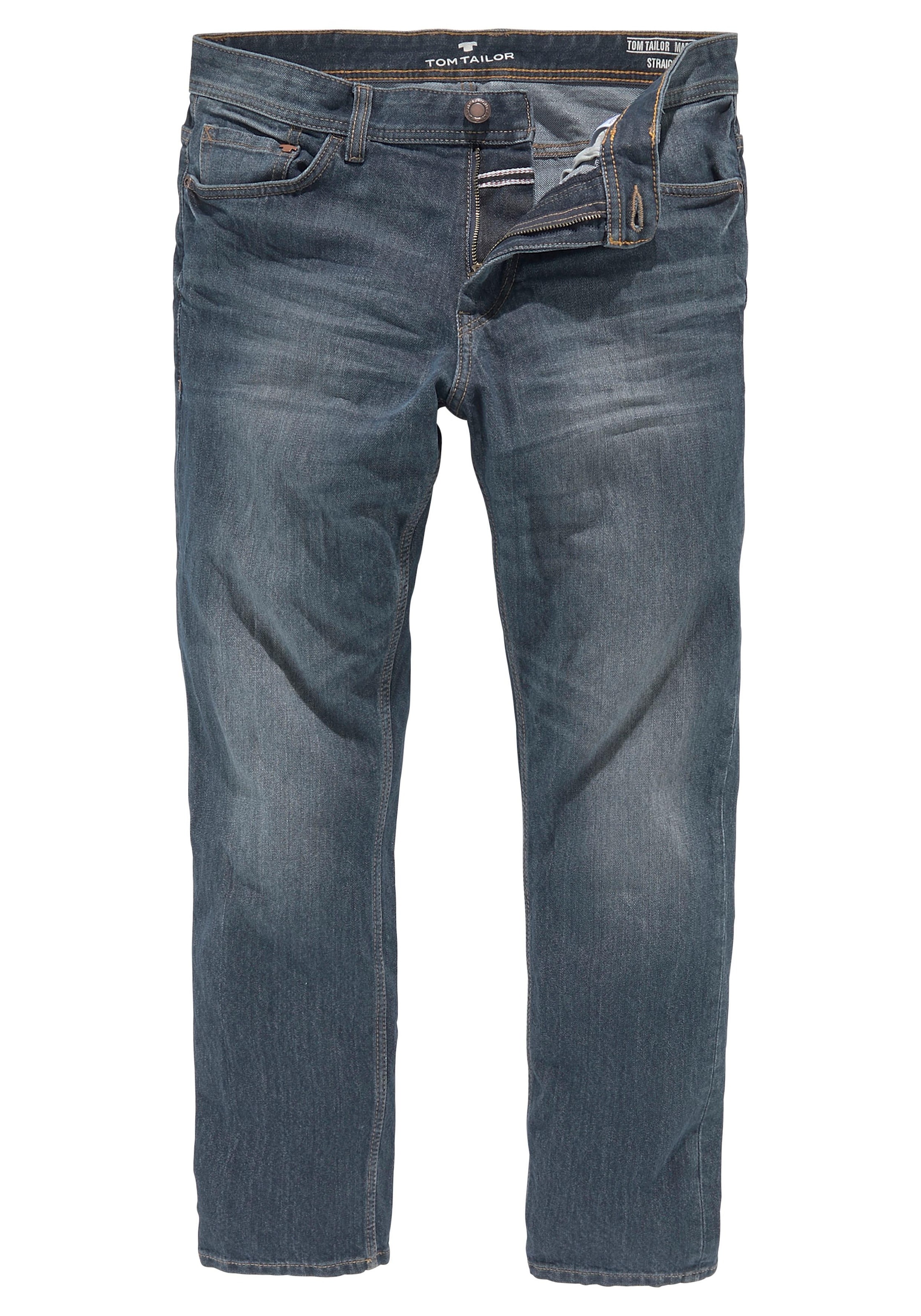 TOM TAILOR 5-Pocket-Jeans »MARVIN«, kleinem mit kaufen Logo-Print