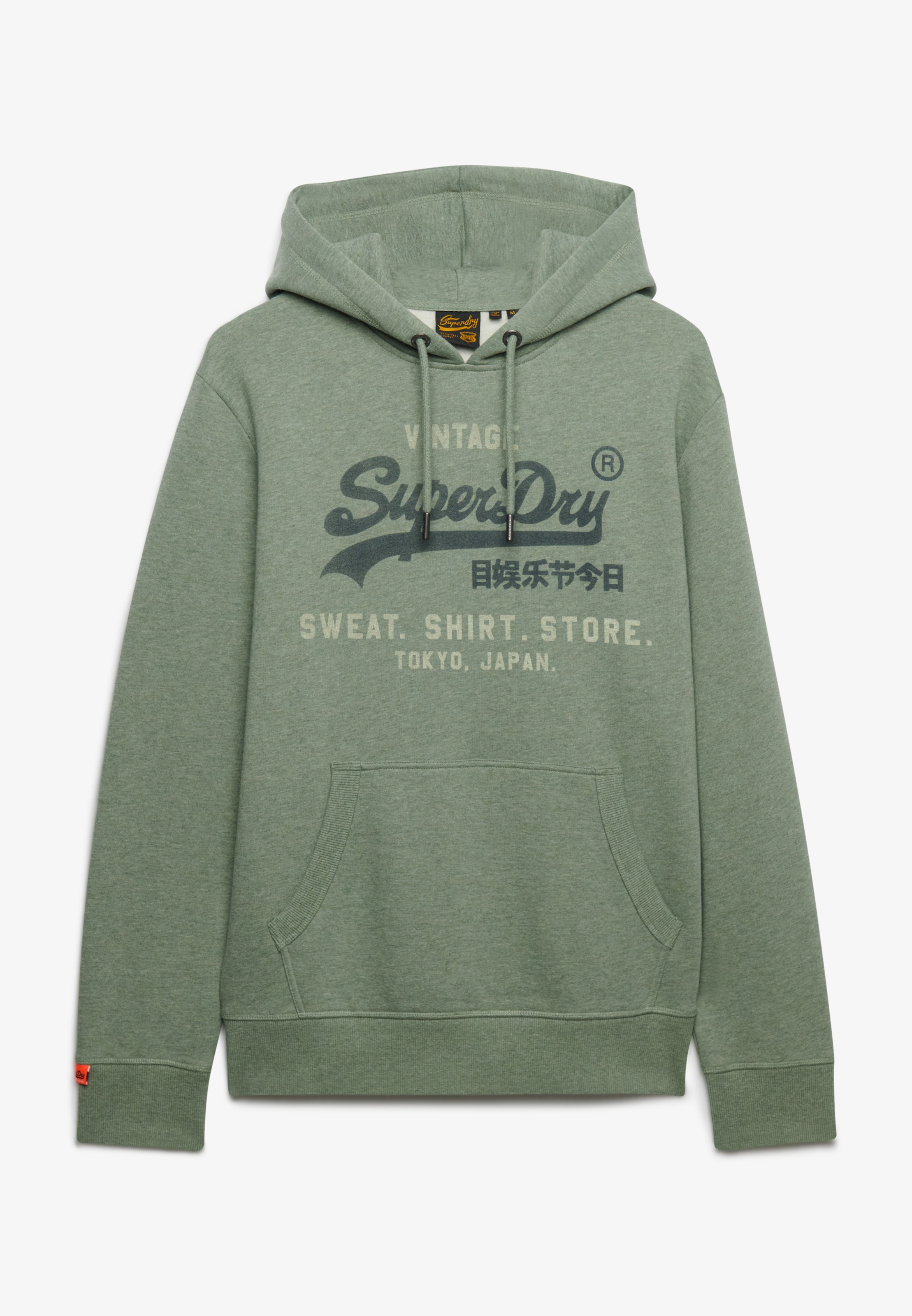 Superdry Kapuzensweatshirt »SD-VL HERITAGE RELAXED HOOD«, aus Baumwollmischung, Relaxed Fit, mit Rippbündchen am Rumpfabschluss

