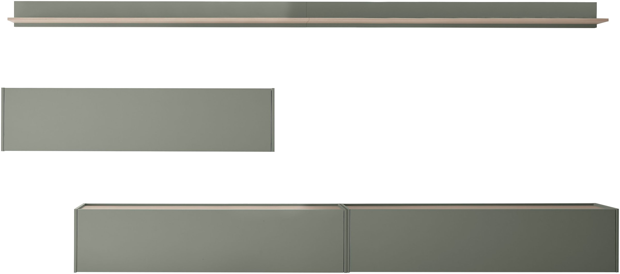 Home affaire Wohnwand »City/Giron, moderne Anbauwand, Komplettset in vielen Farben verfügbar« Set, 5 Stk. tlg.