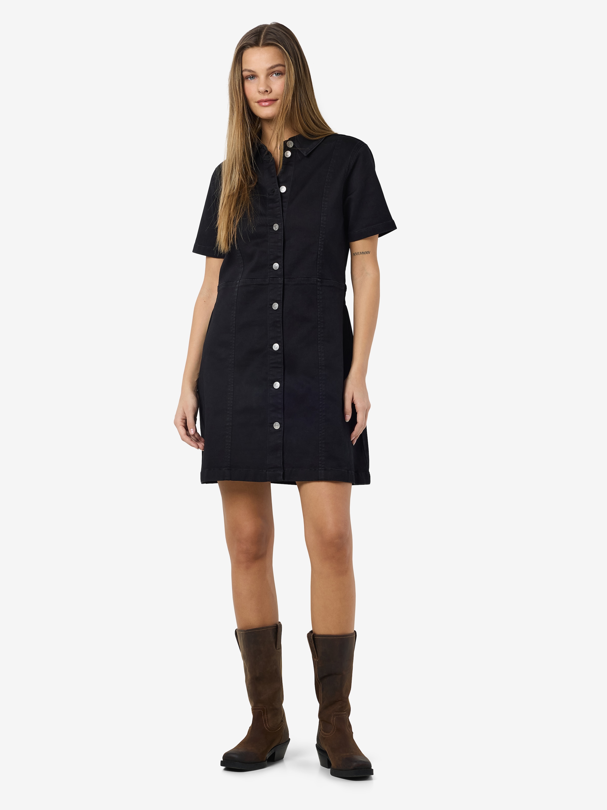 Noisy may Jeanskleid »NMNISA S/S SLIM DENIM DRESS VI526BL NOOS«
