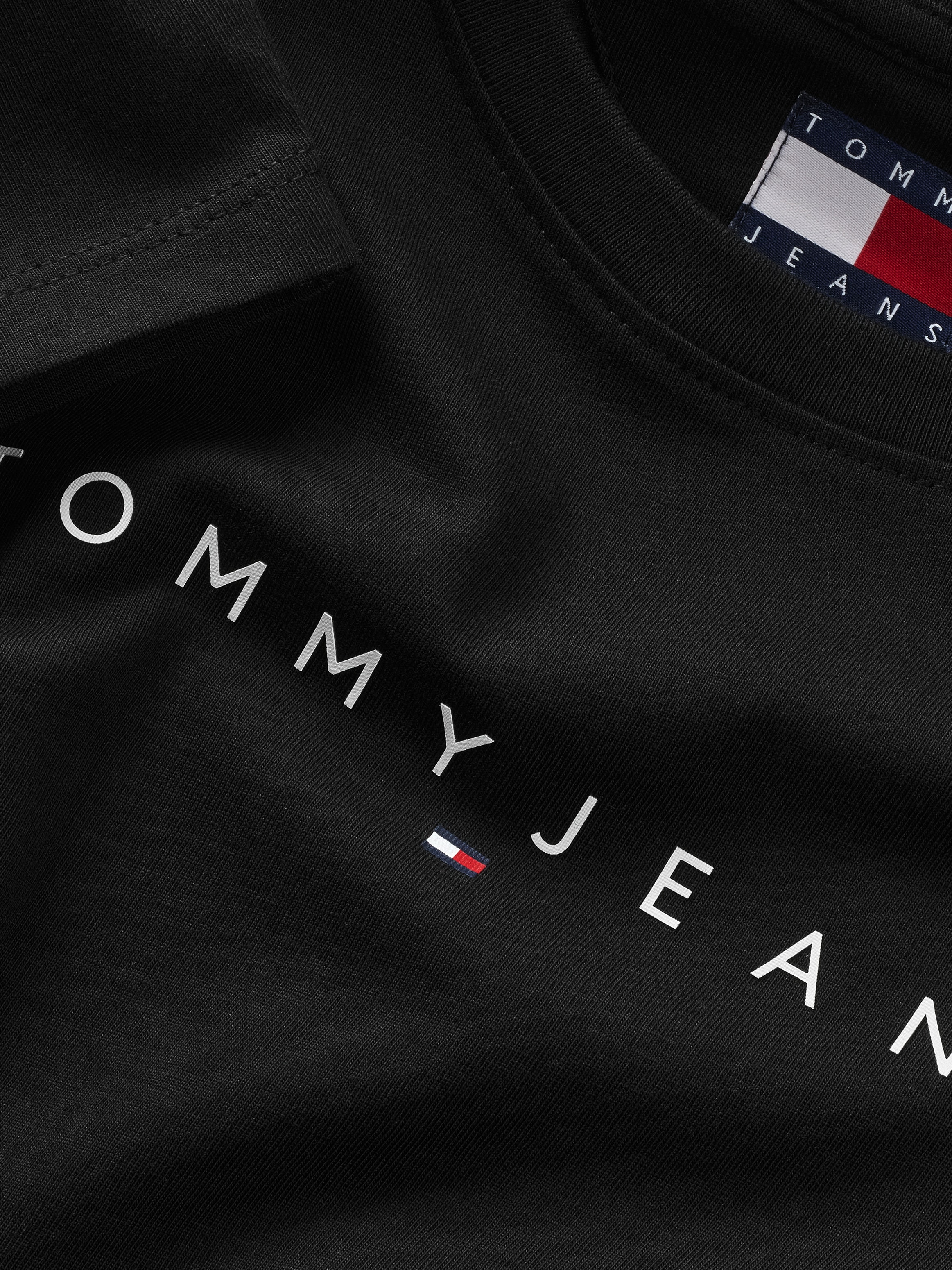 Tommy Jeans Curve Langarmshirt »TJW SLIM LINEAR TEE LS EXT«, Große Größen