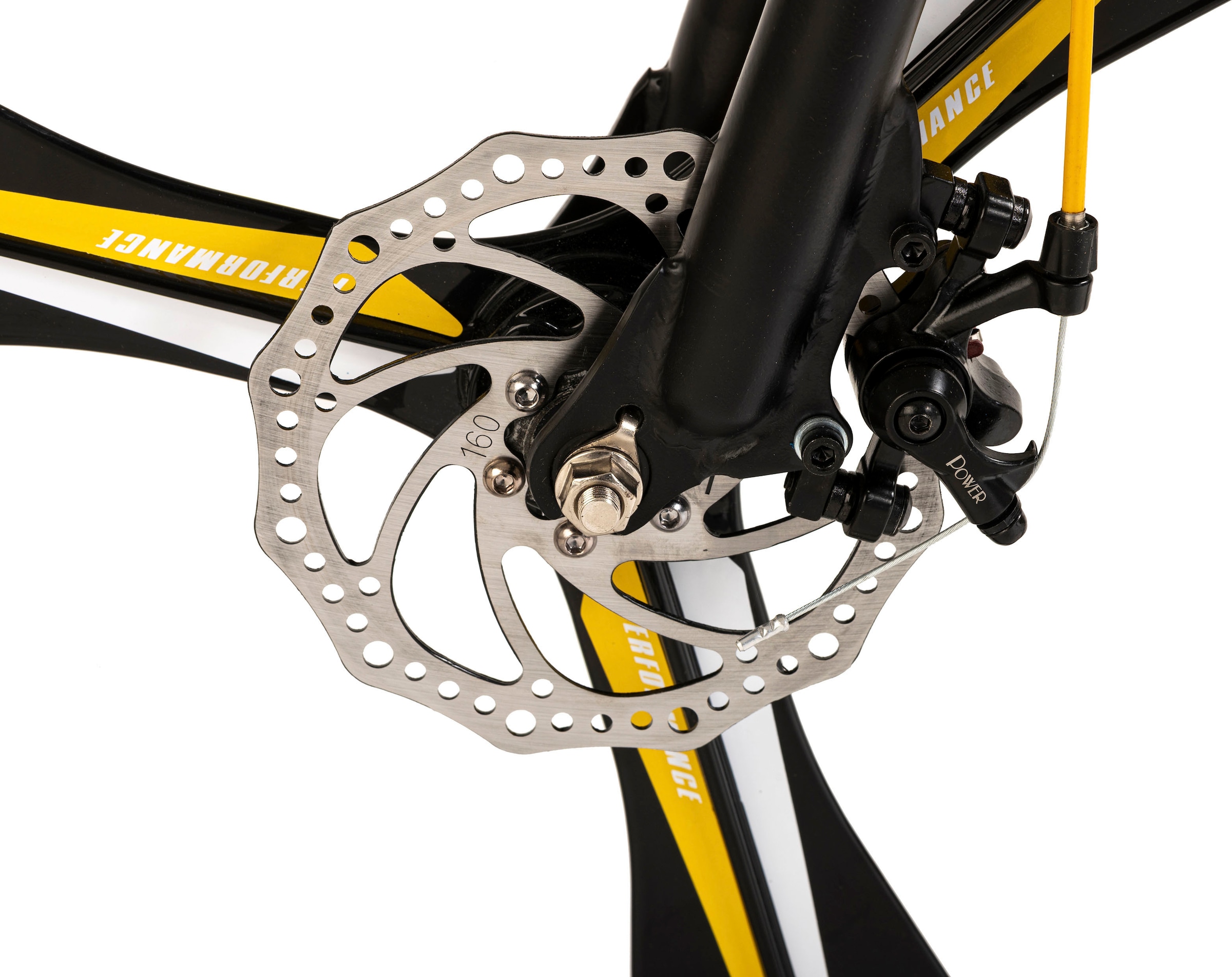 WYLD Mountainbike »Mountainbike Fully 26'' Bliss schwarz-gelb 21 Gänge«, 21 Gang, Kettenschaltung