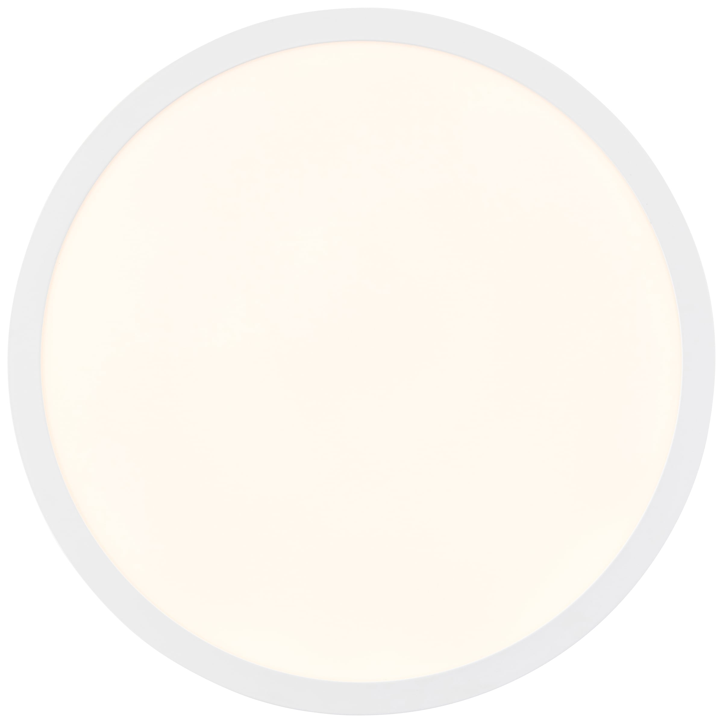 Brilliant LED Deckenleuchte »Briston«, Ø 42 cm, 1800 lm, 3000-6500 K, dimmbar, Fernbedienung, Aluminium, weiß