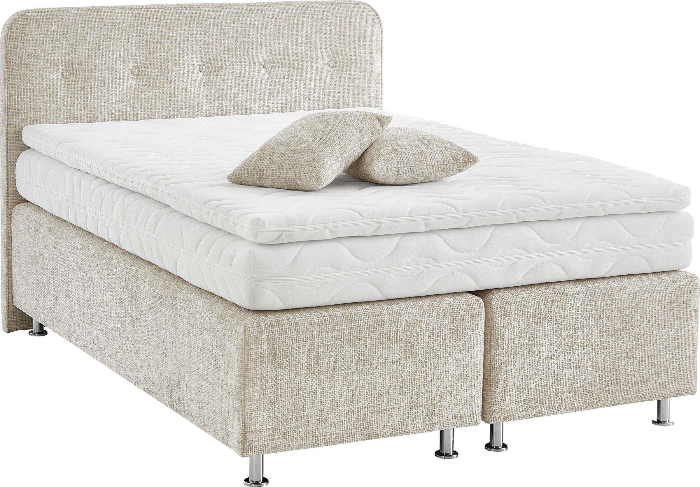 Westfalia Schlafkomfort Boxspringbett »Sapporo«, Inkl. Zierkissen, wählbar günstig online kaufen