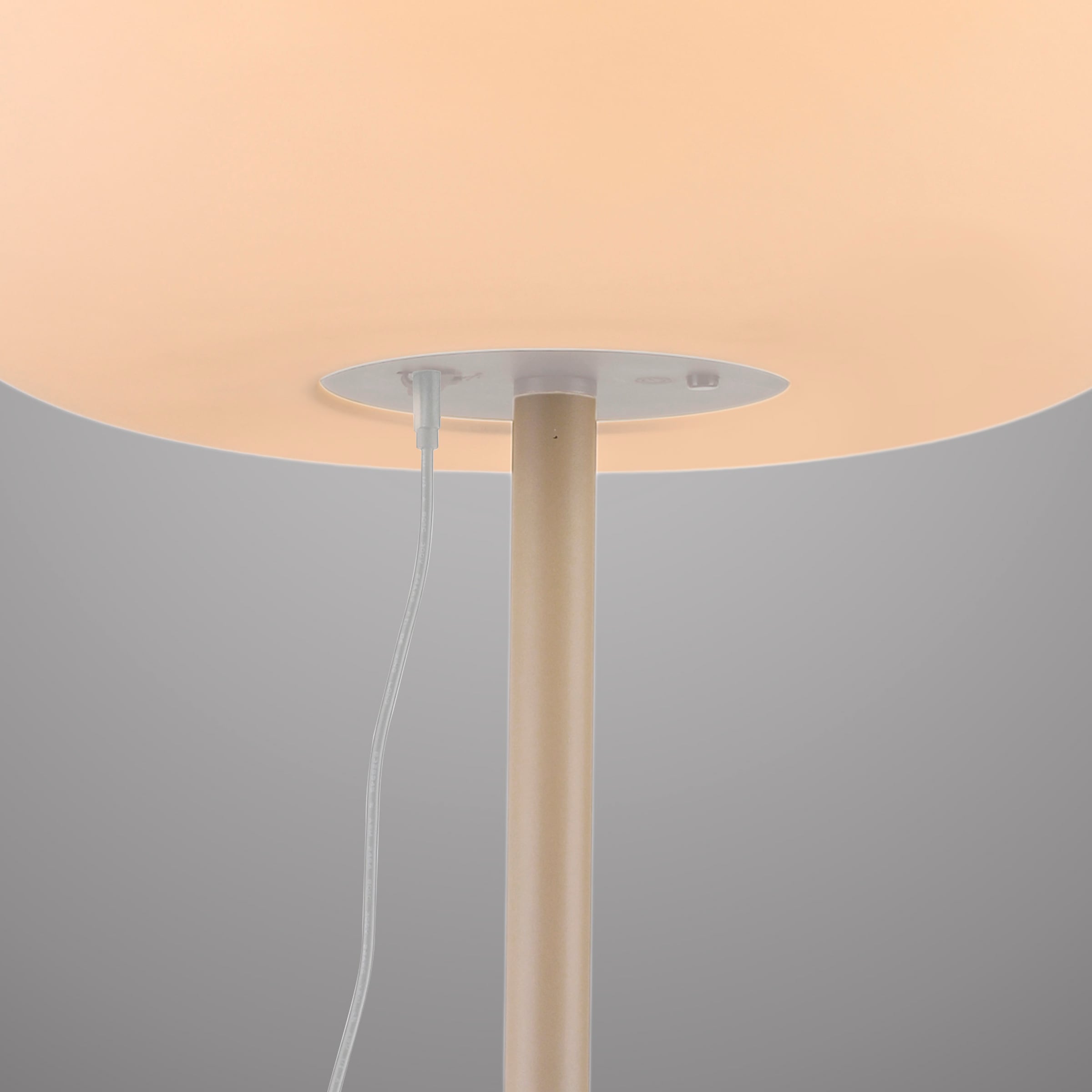 SCHÖNER WOHNEN-Kollektion LED Außen-Tischleuchte »LUMARA« LED-Board 1 Stk. Warmweiß Kabellose Akku-Lampe, dimmbar, IP54, Macchiato – für innen & außen