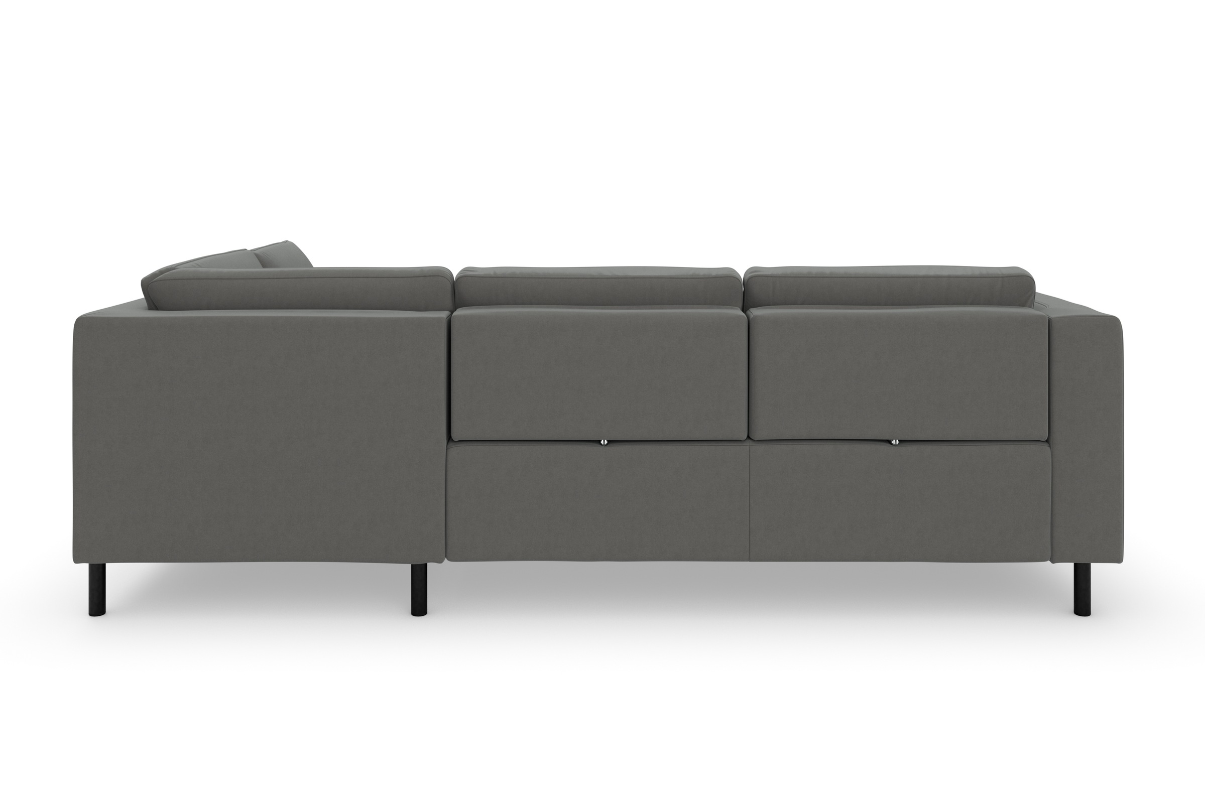 sit&more Ecksofa »Olsen L-Form«, inklusive Sitztiefenverstellung, wahlweise mit Bettfunktion, 15cm hoch