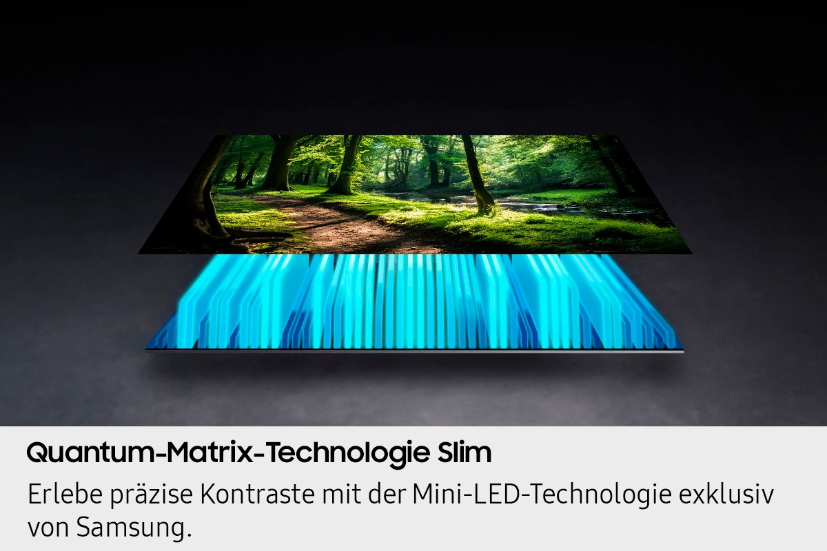 Samsung QLED-Fernseher »GQ55QN70FAU«, 4K Ultra HD, Smart-TV, Neo Quantum HDR, 4K AI Upscaling, Gaming Hub, Motion Xcelerator 144Hz