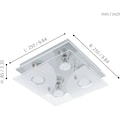 EGLO LED Deckenleuchte »CABI«, GU10, Warmweiß, LED Deckenlampe