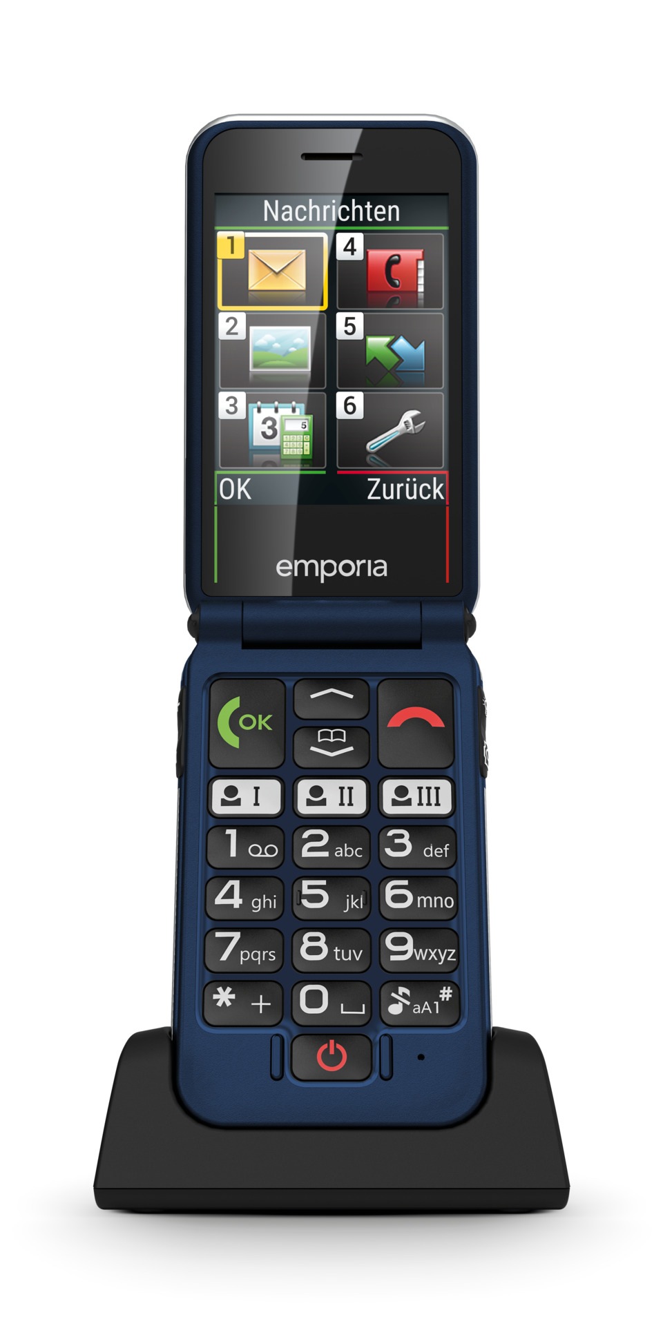 4. Bild von Emporia Smartphone »JOY V228-2G«, Blau, 7,1 cm/2,8 Zoll