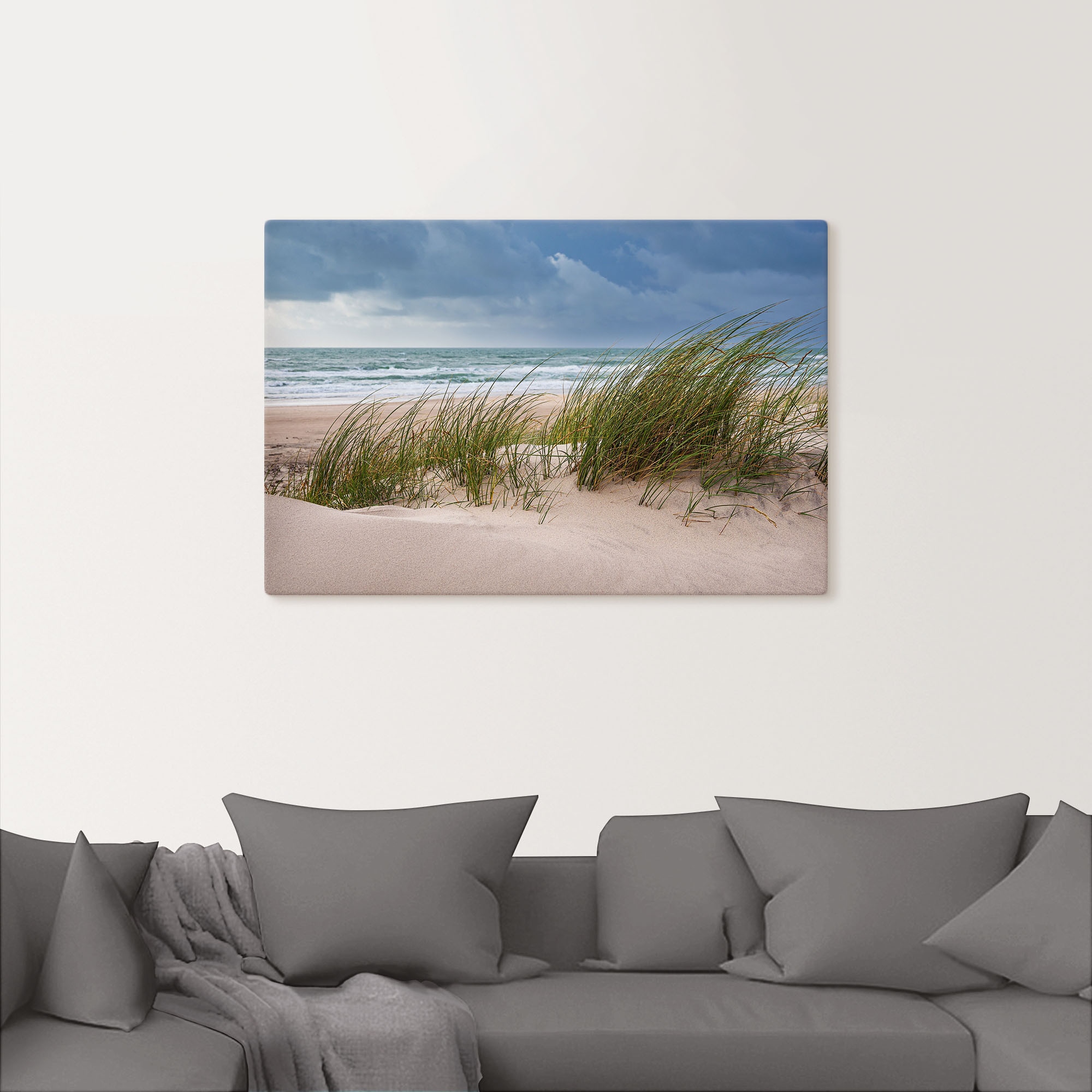 Artland Poster »Düne und Strand bei Hirtshals Dänemark I«, Küstenbilder, (1 St.), als Alubild, Outdoorbild, Leinwandbild in verschied. Größen