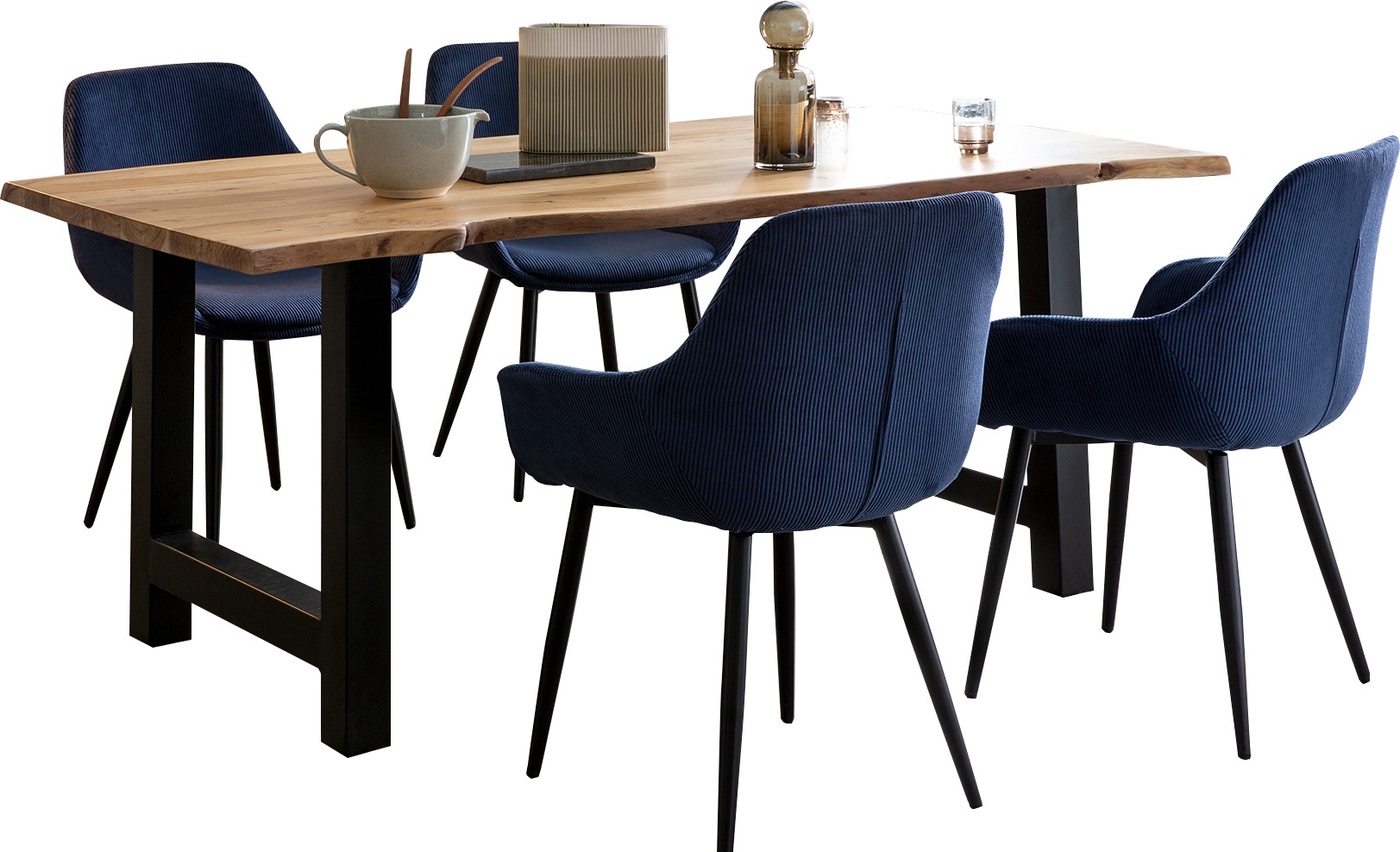 SalesFever Essgruppe Set, 5 tlg. Massivholz geölt und zweifach gewachst günstig online kaufen